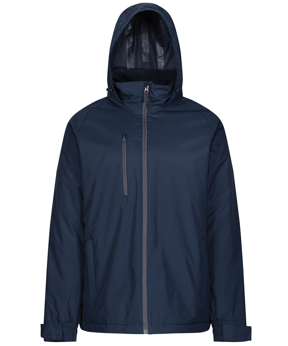 Navy - Honestly made recycled insulated jacket - GarmentEmbroidery