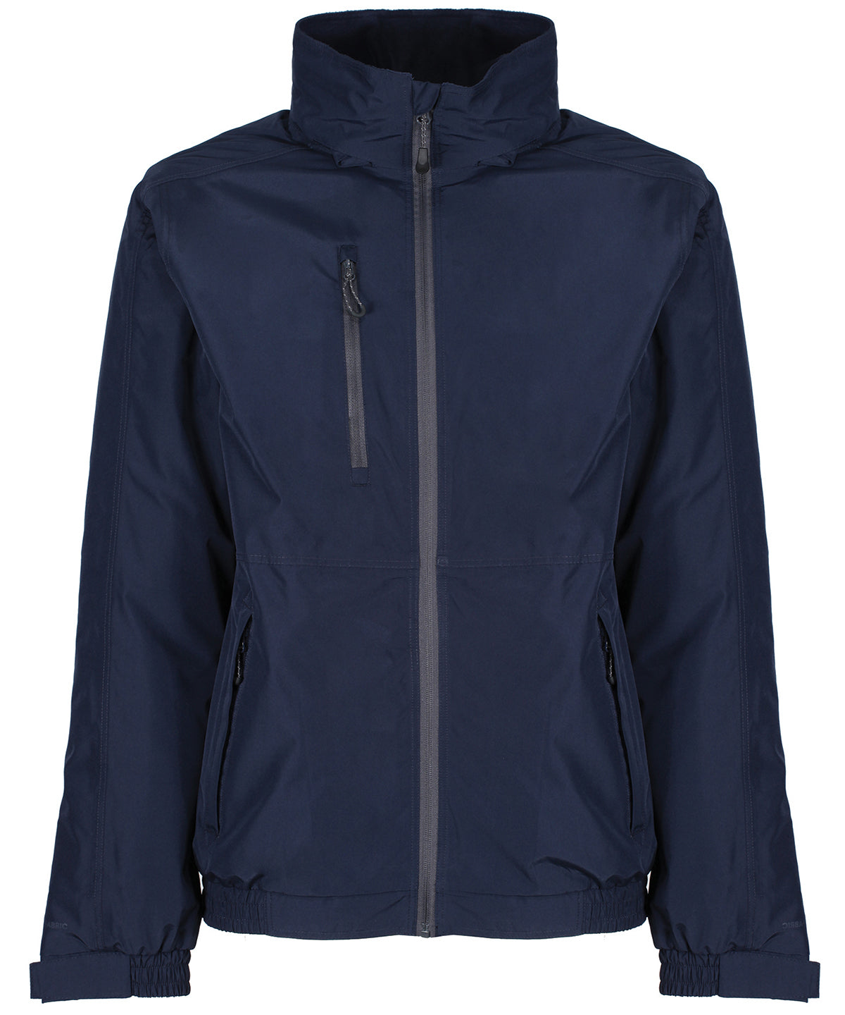 Navy - Honestly made recycled bomber jacket - GarmentEmbroidery