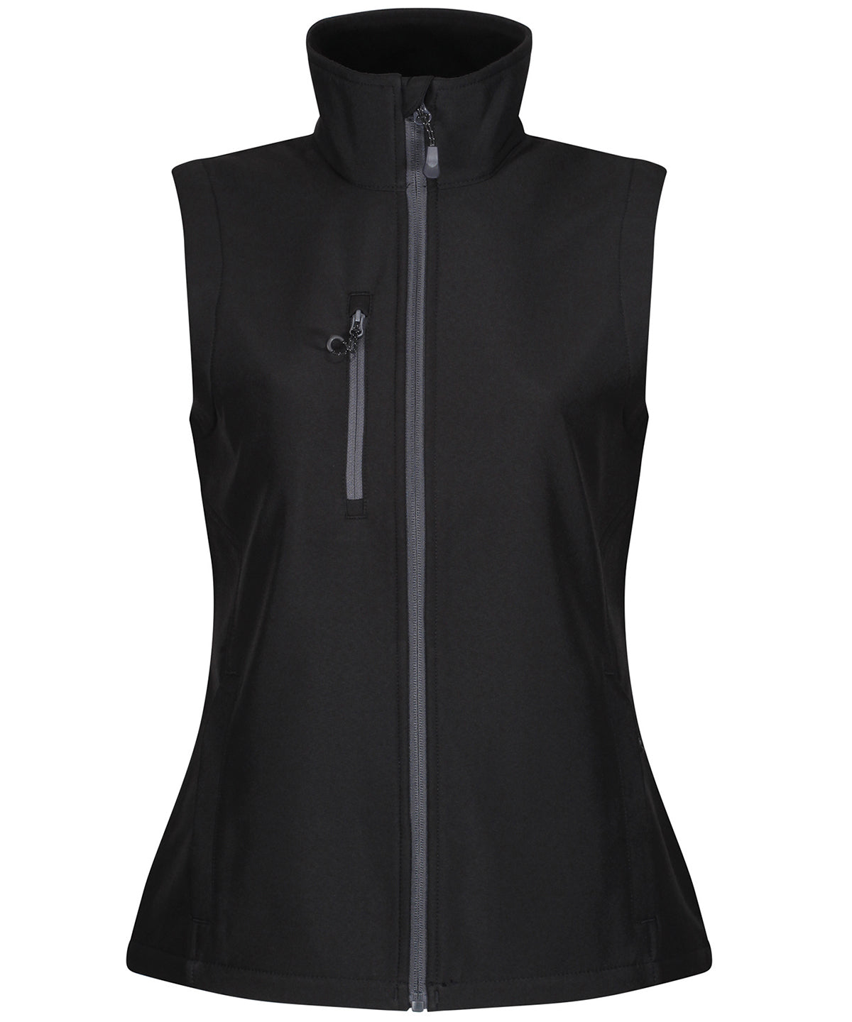 Black - Women's Honestly Made recycled softshell bodywarmer - GarmentEmbroidery