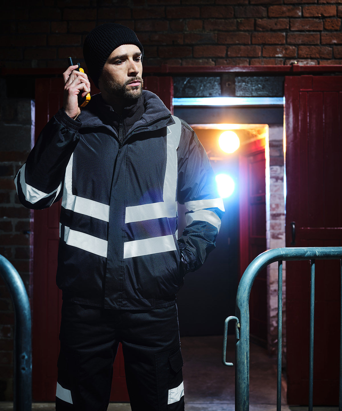 Black - Pro Ballistic workwear waterproof jacket - GarmentEmbroidery