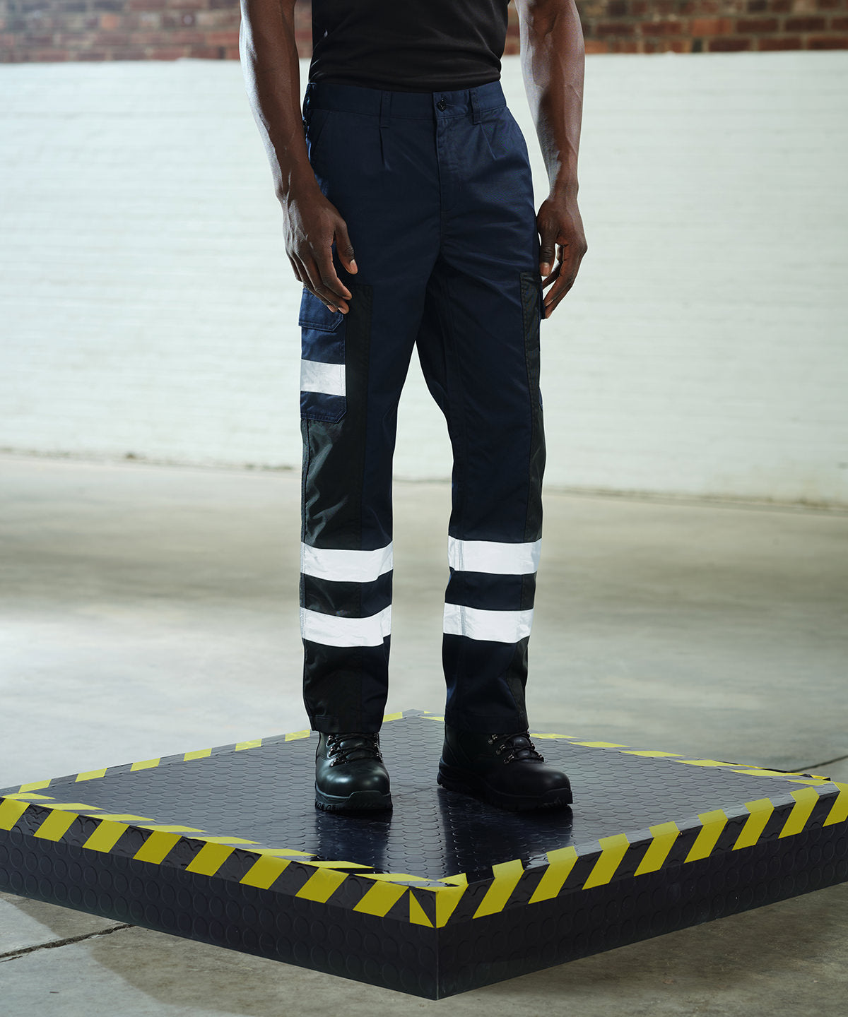 Black - Pro Ballistic workwear cargo trousers - GarmentEmbroidery