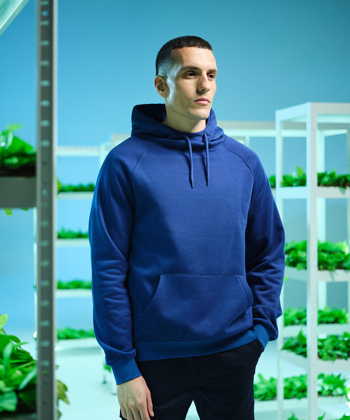 Navy - Pro overhead hoodie - GarmentEmbroidery