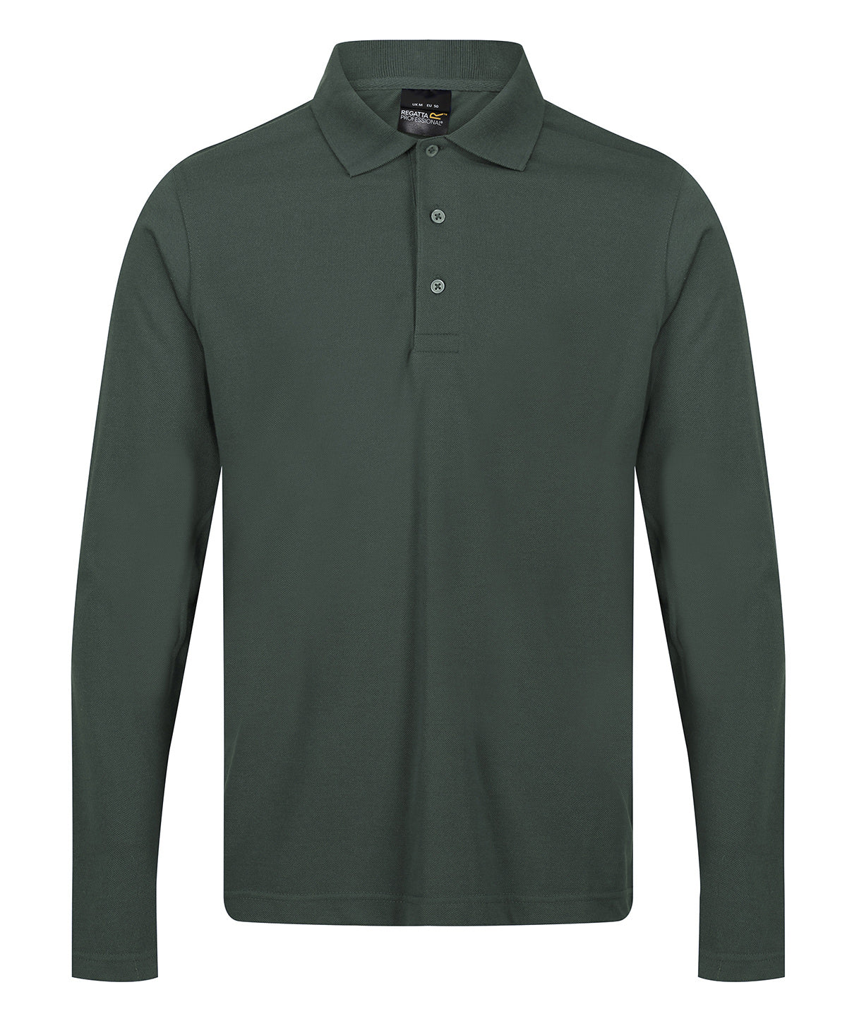 Dark Green - Pro 65/35 long sleeve polo - GarmentEmbroidery