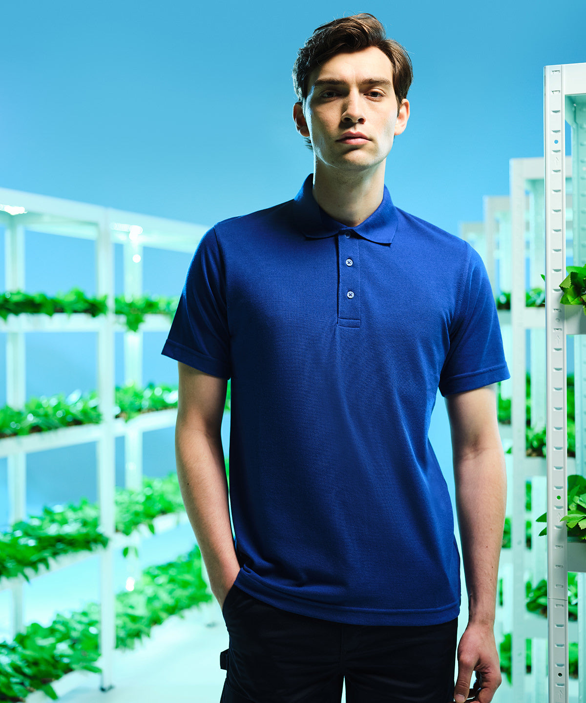 Black - Pro 65/35 short sleeve polo - GarmentEmbroidery