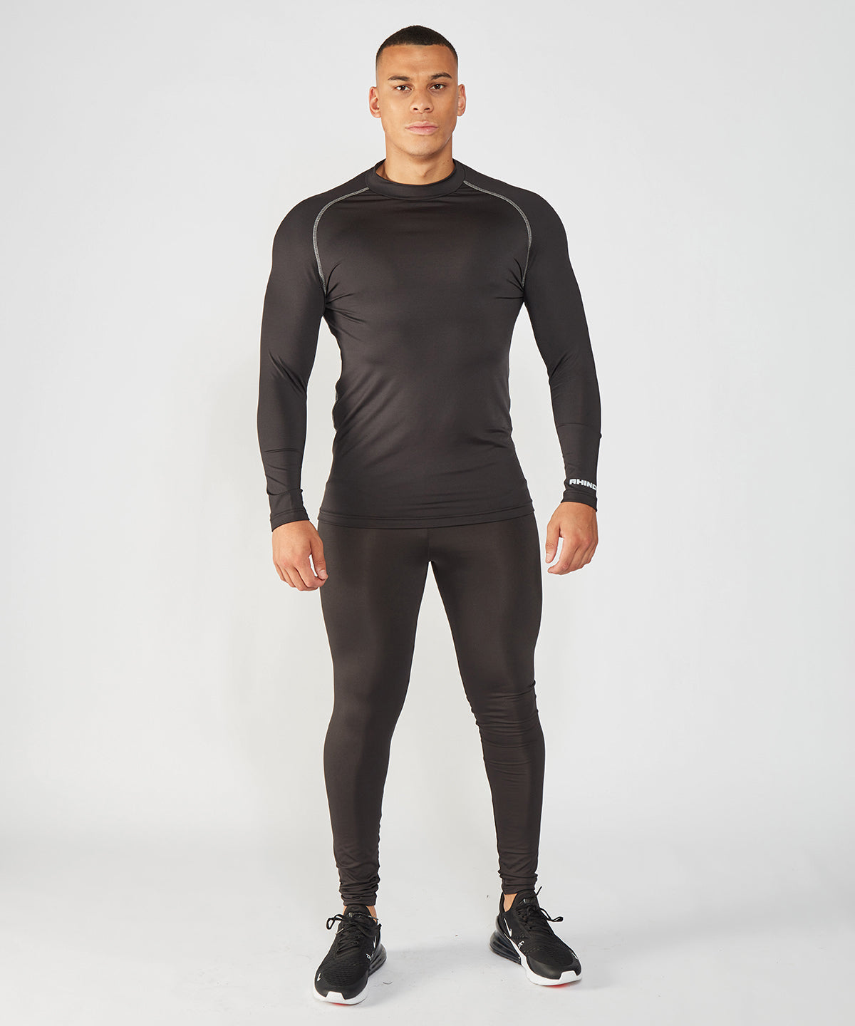 Pink - Rhino baselayer long sleeve - GarmentEmbroidery
