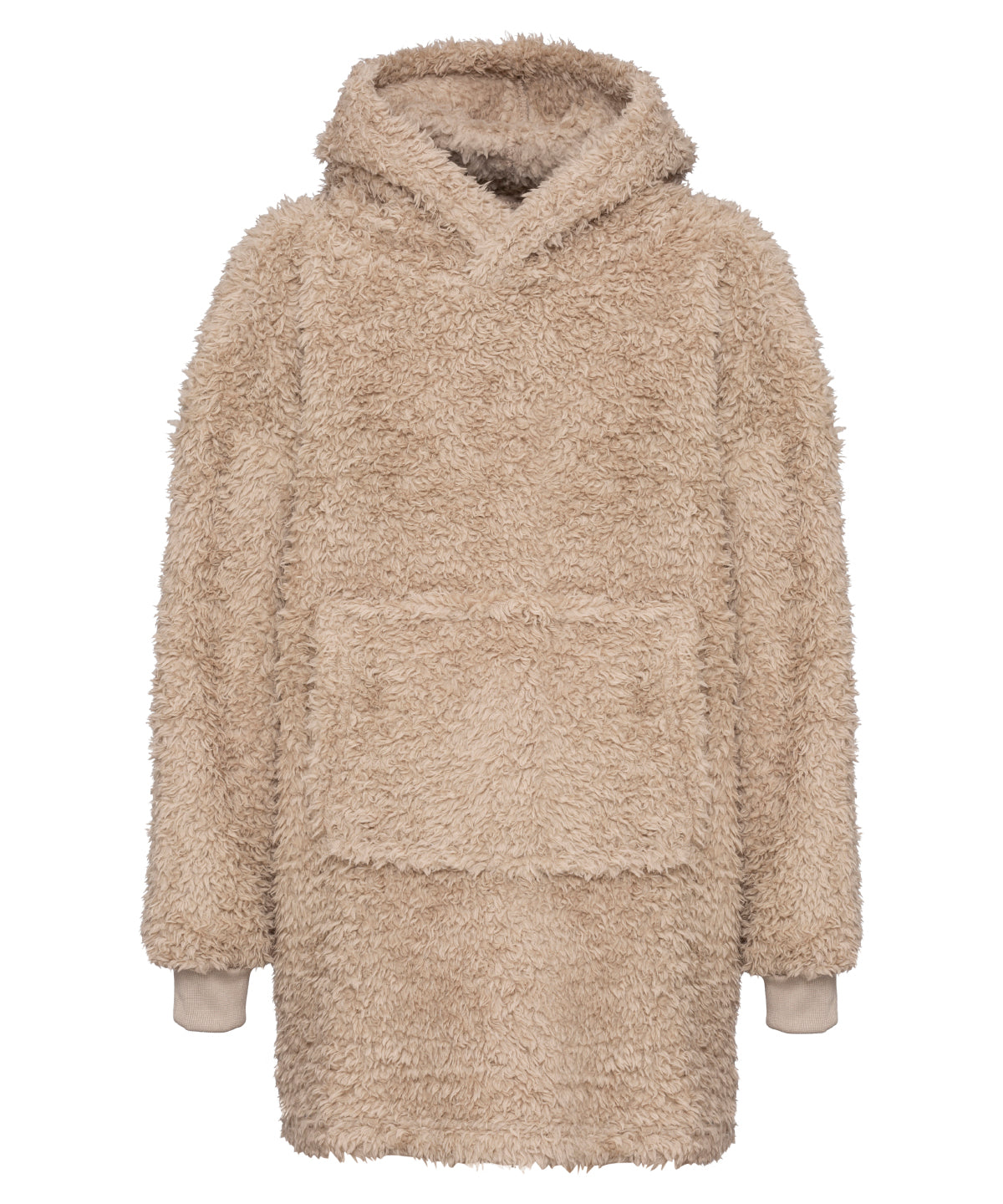 Natural - The kids Ribbon teddy bear fabric hoodie - GarmentEmbroidery