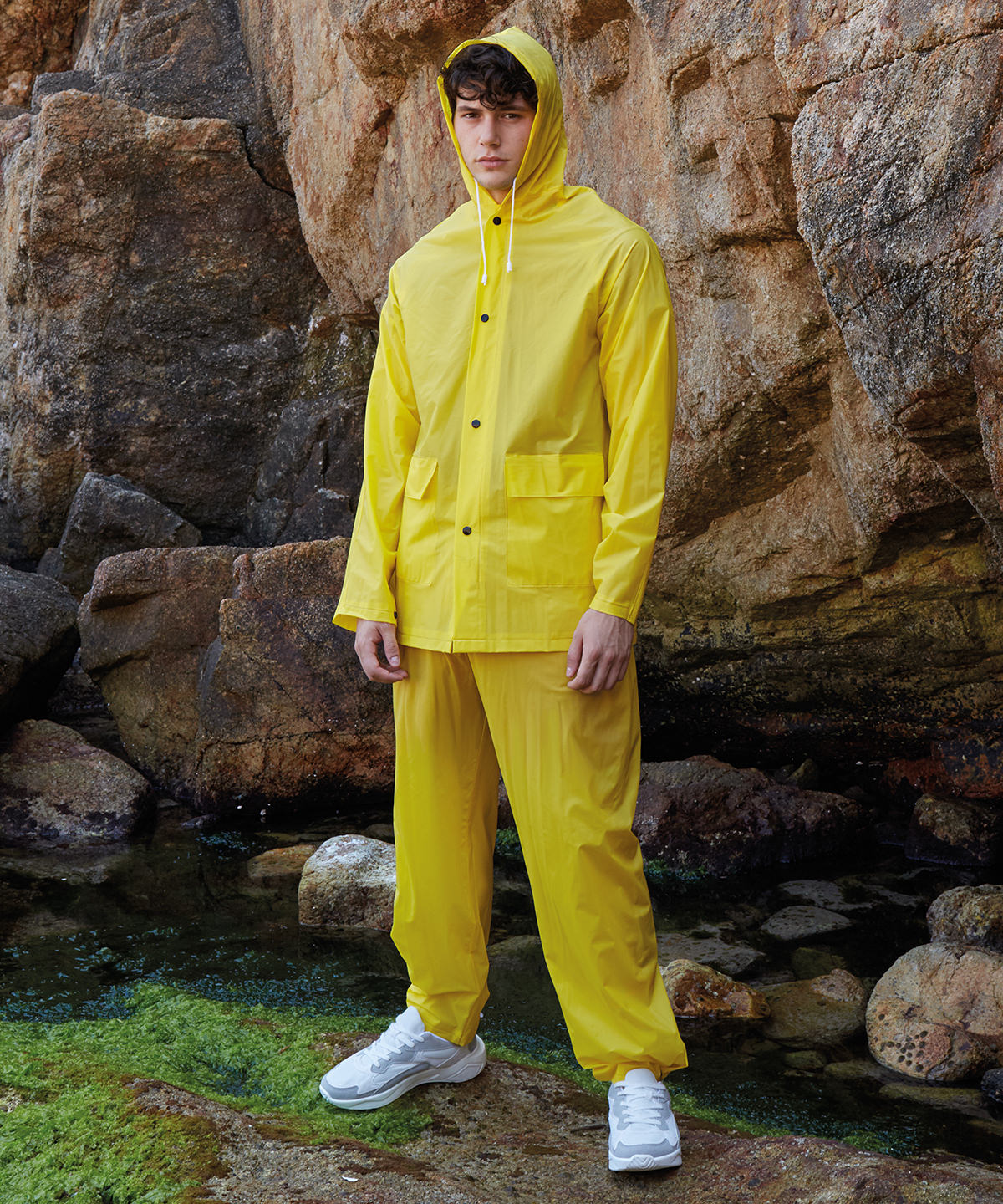 Navy - Rain trousers - GarmentEmbroidery