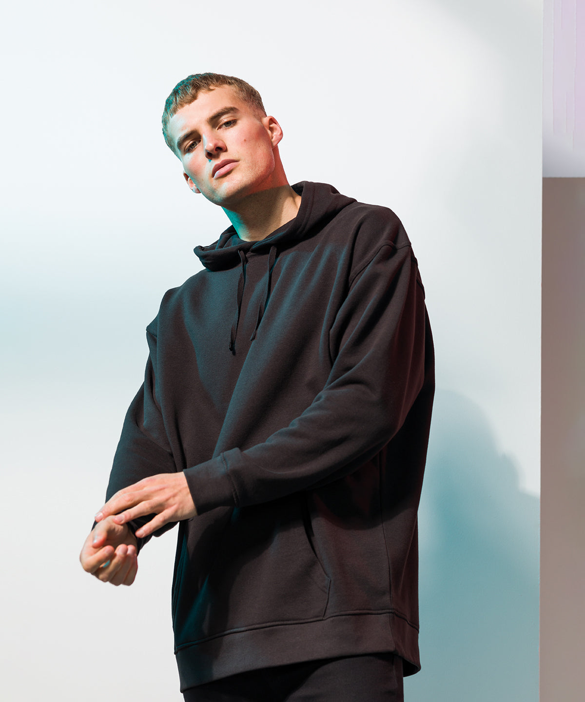 Navy - Oversized hoodie - GarmentEmbroidery