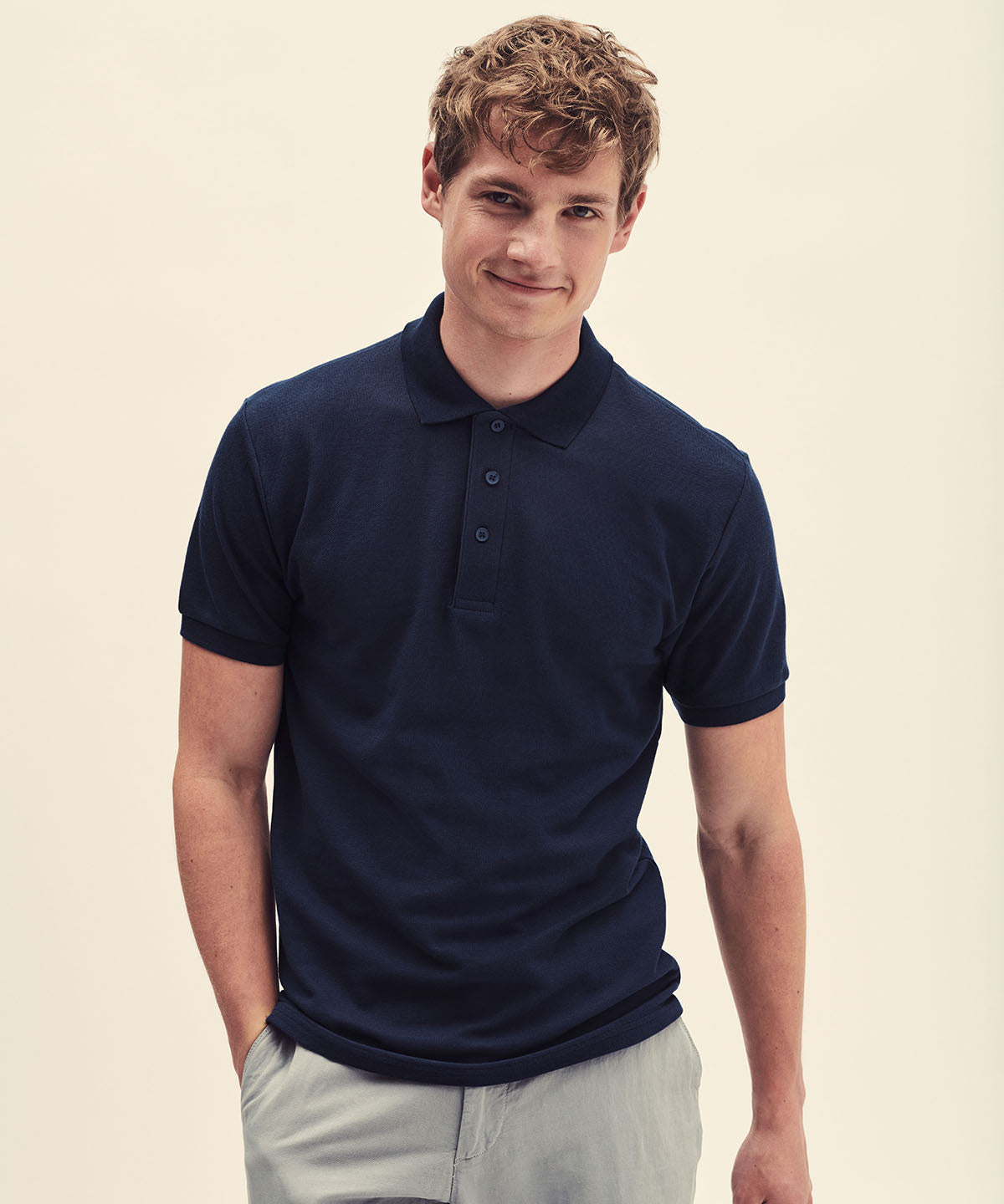 Red - Heavyweight 65/35 polo - GarmentEmbroidery