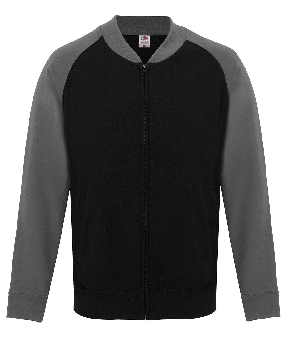Deep Navy - Baseball sweatshirt jacket - GarmentEmbroidery