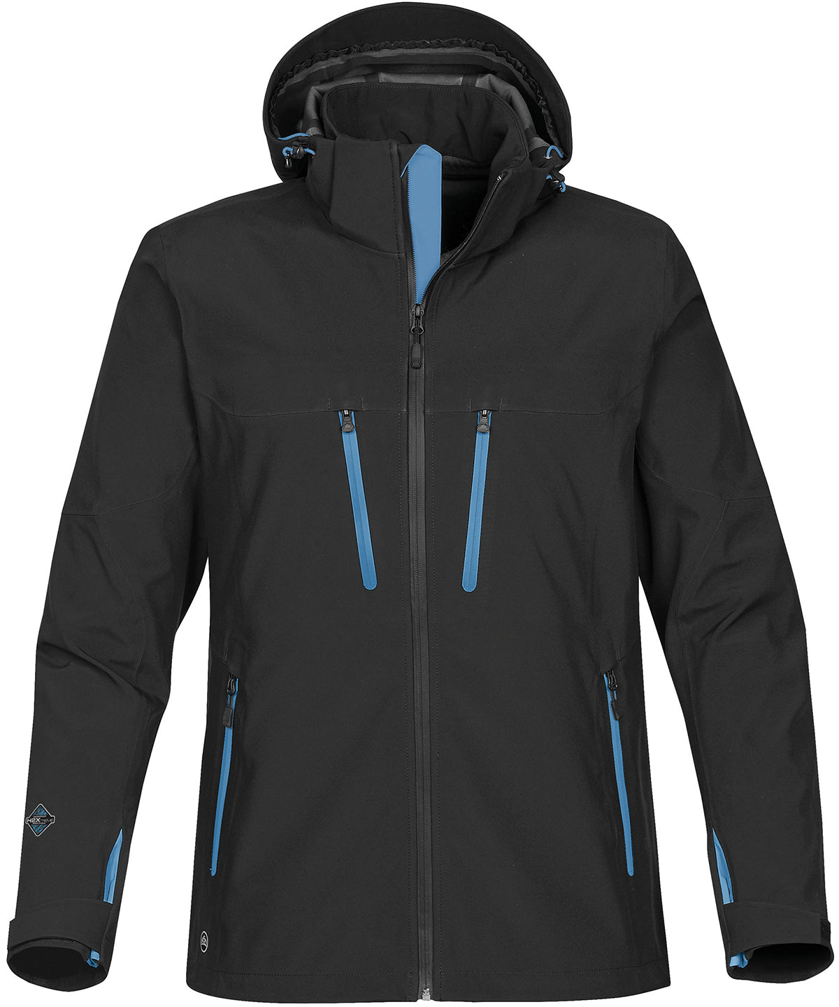 Black/Red - Patrol technical softshell jacket - GarmentEmbroidery