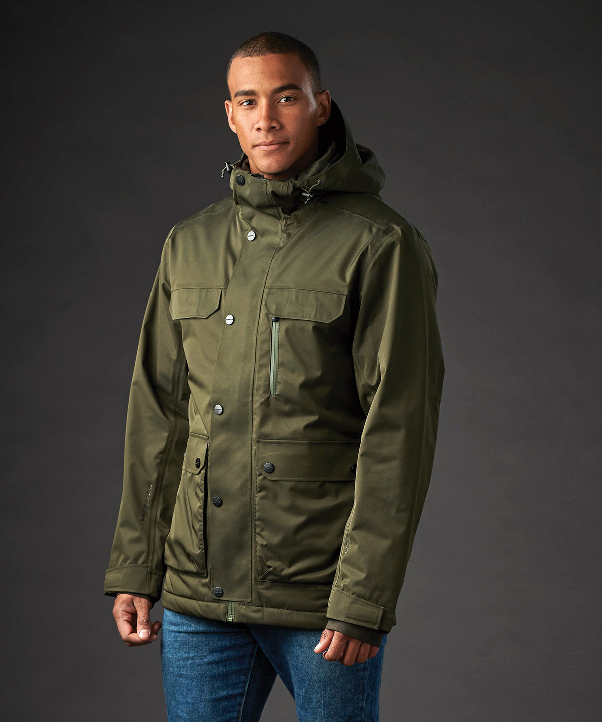 Moss - Zurich thermal jacket - GarmentEmbroidery