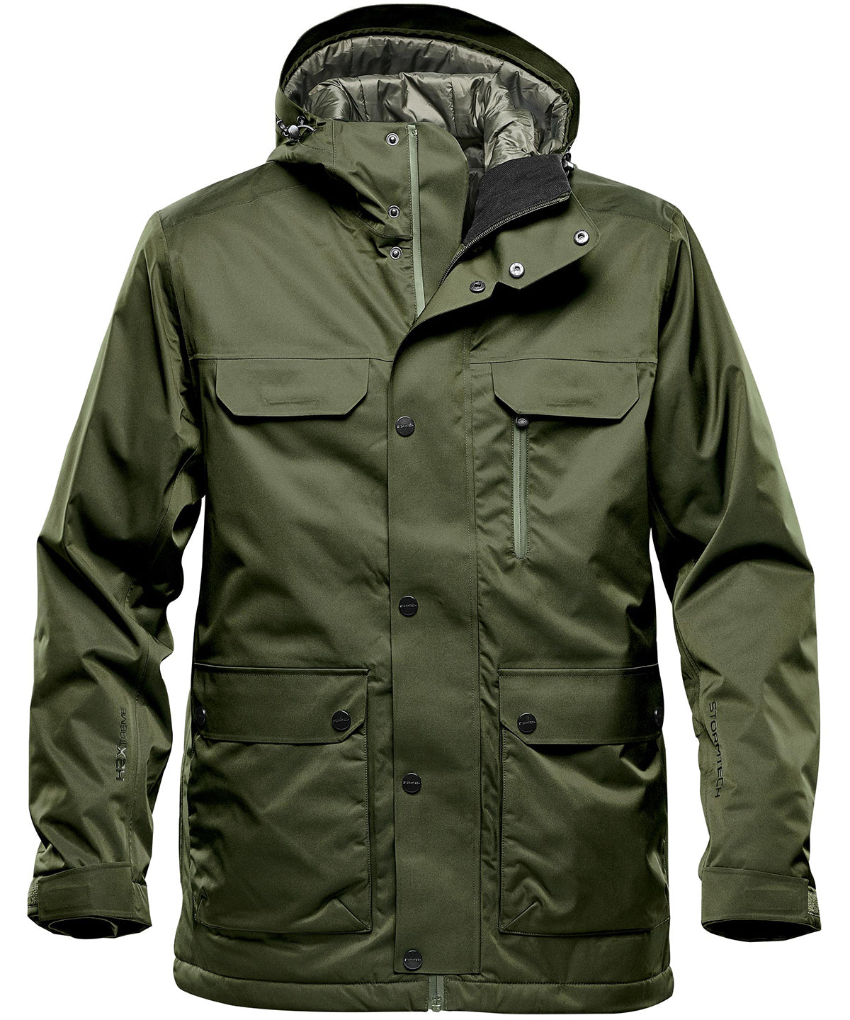 Moss - Zurich thermal jacket - GarmentEmbroidery