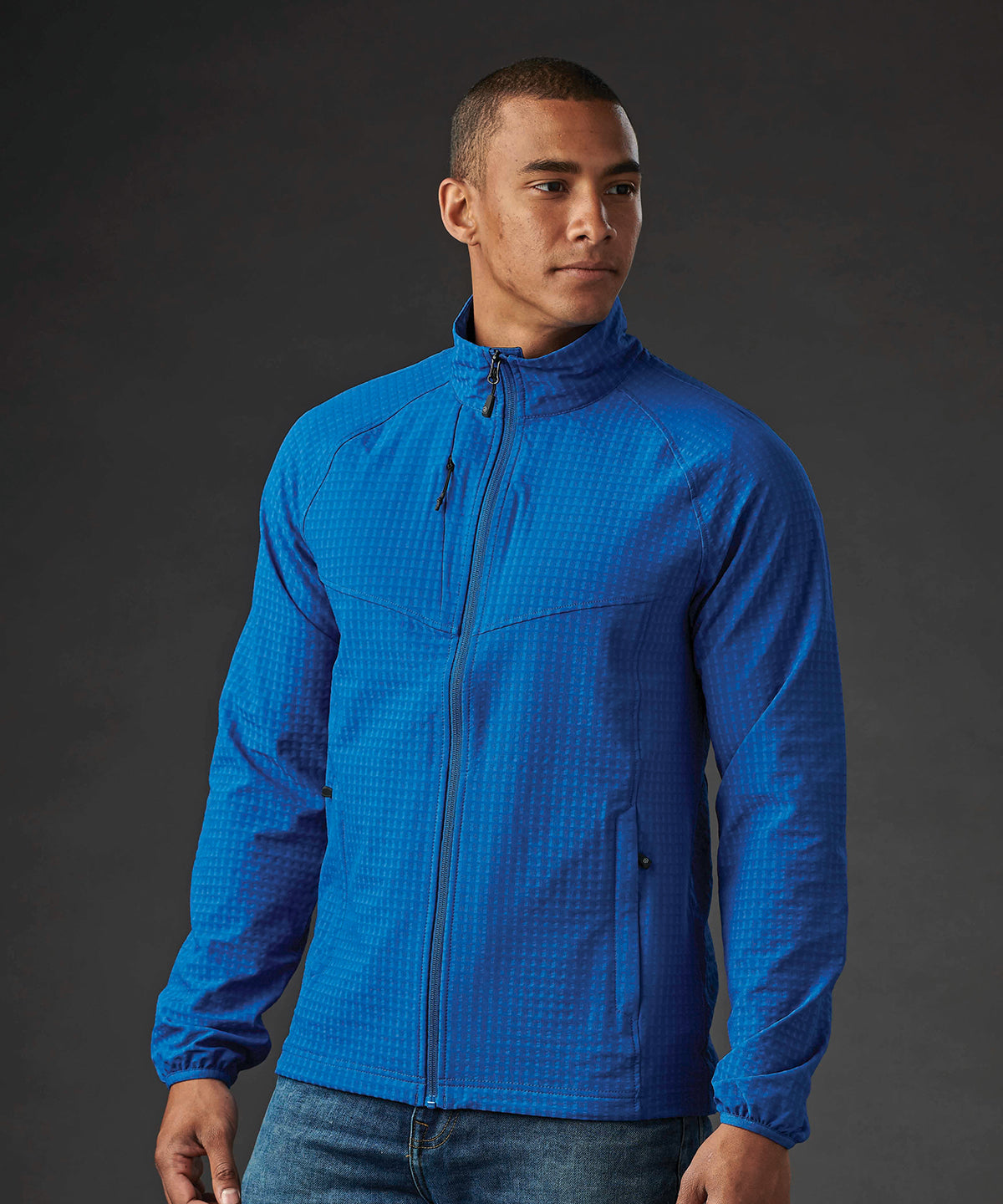 Classic Blue - Kyoto jacket - GarmentEmbroidery