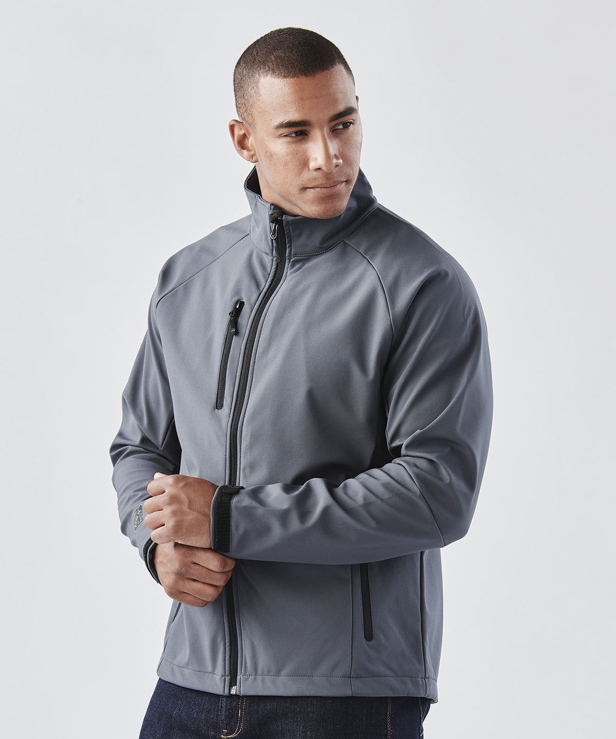 Black - Lightweight sewn waterproof/breathable softshell - GarmentEmbroidery