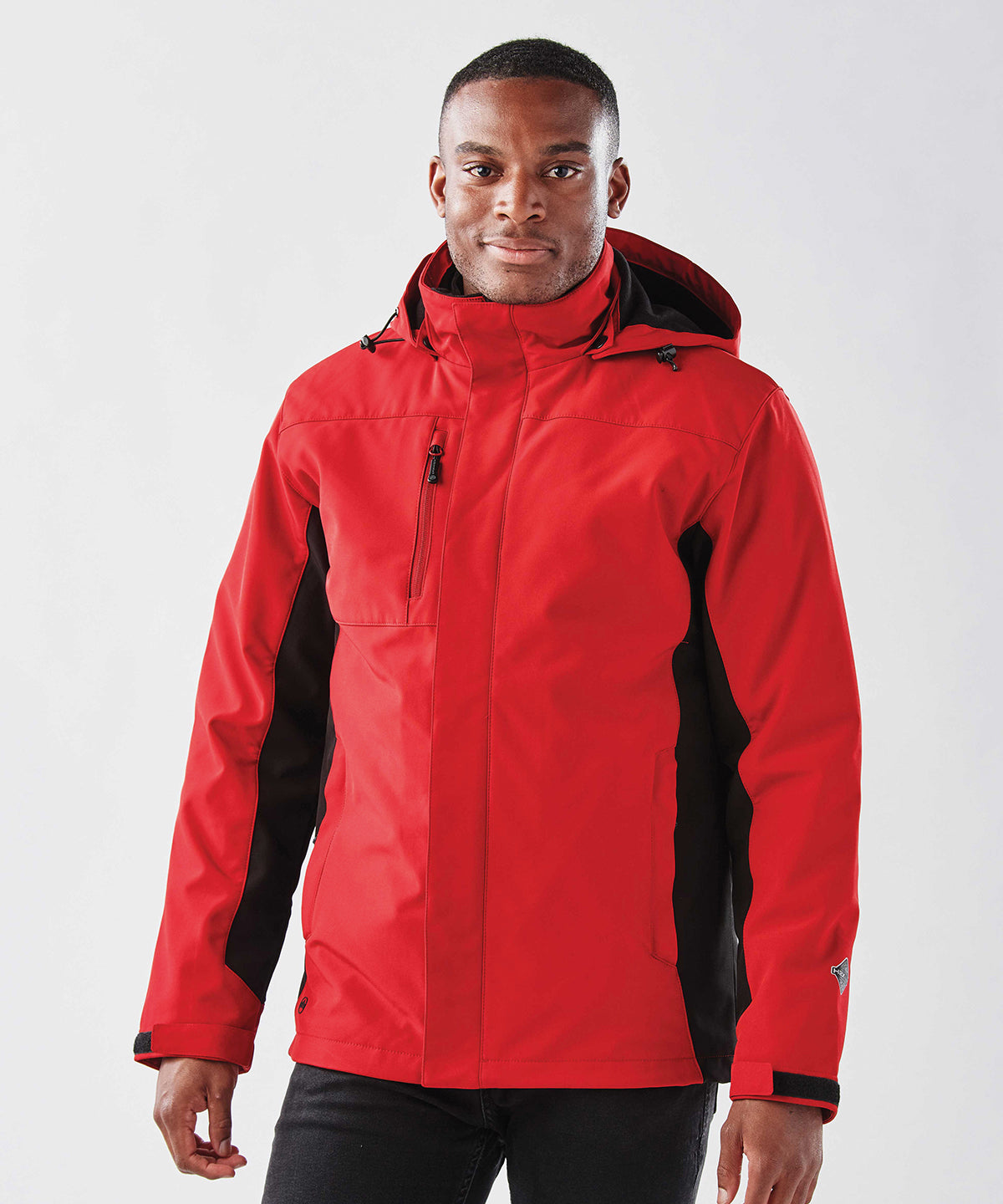 Red/Black - Atmosphere 3-in-1 jacket - GarmentEmbroidery