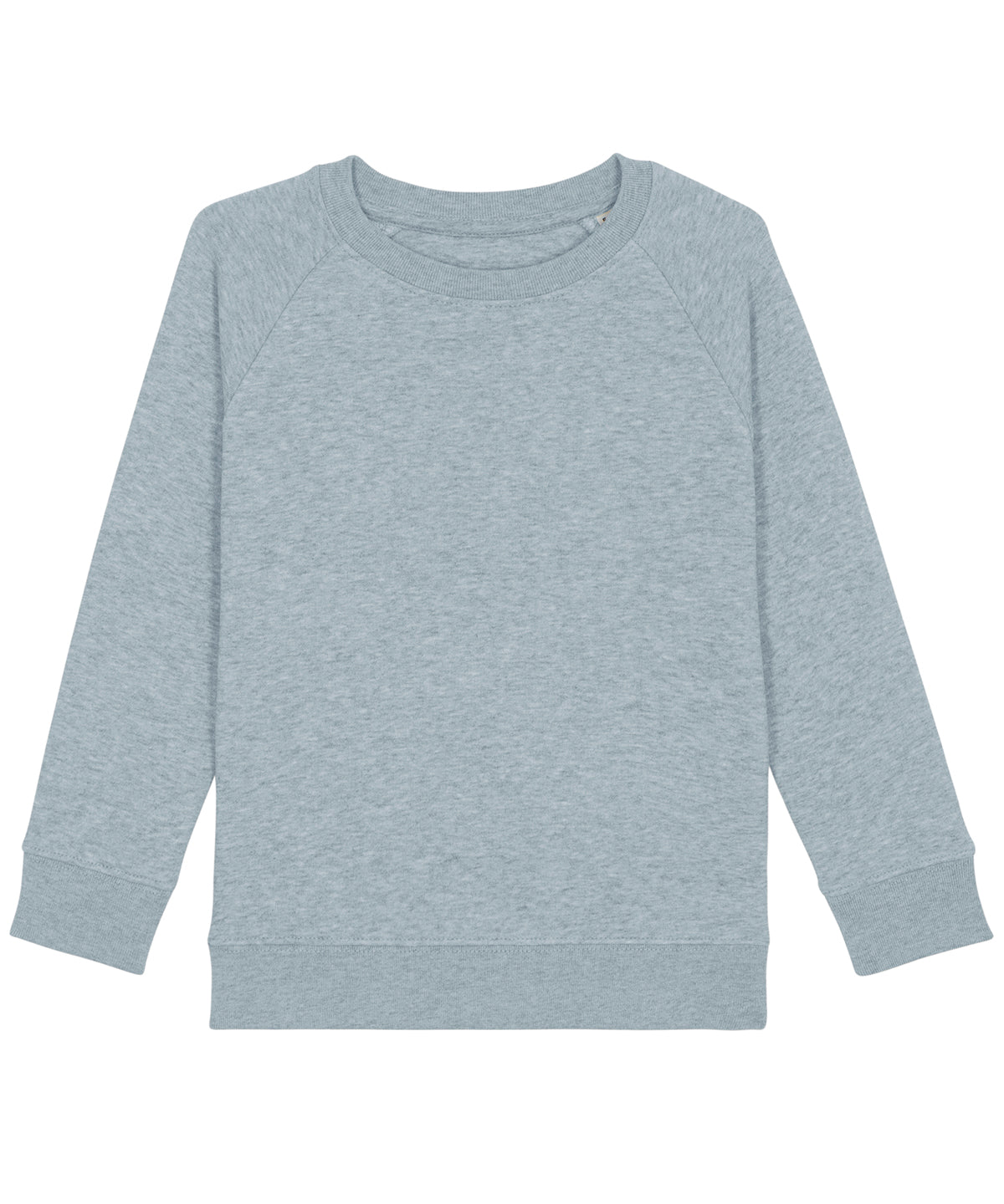 Heather Ice Blue - Kids mini Scouter iconic crew neck sweatshirt (STSK916) - GarmentEmbroidery