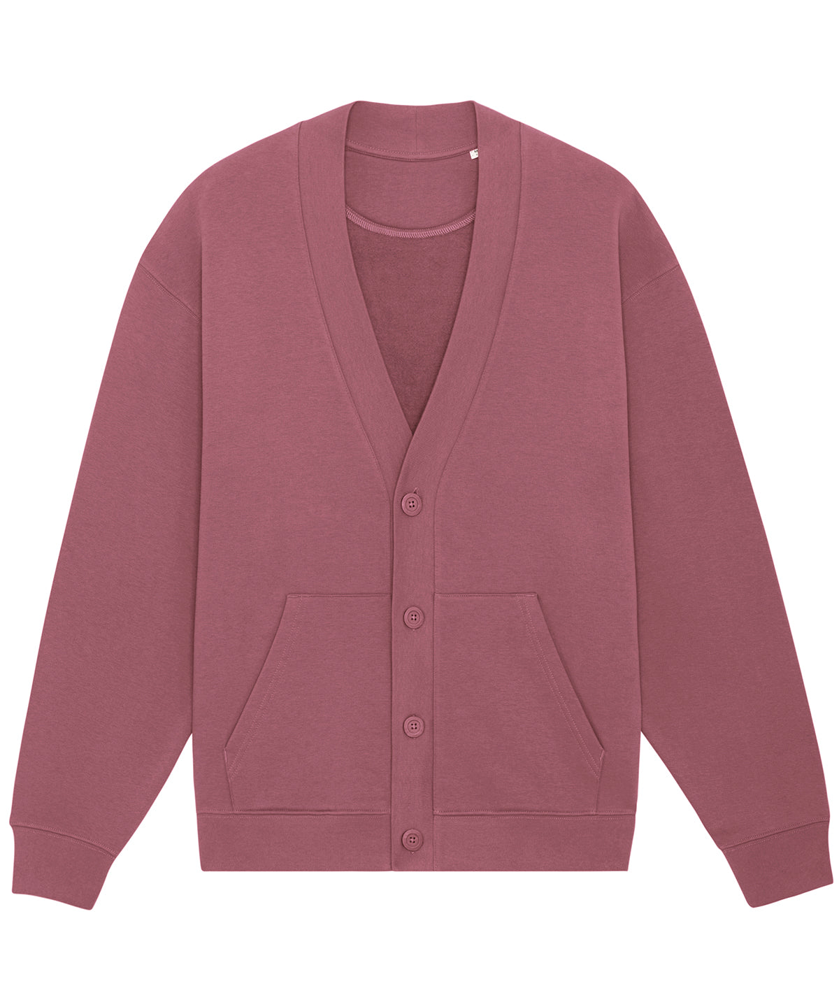Hibiscus Rose - Fletcher unisex oversized sweatshirt cardigan (STSU870) - GarmentEmbroidery