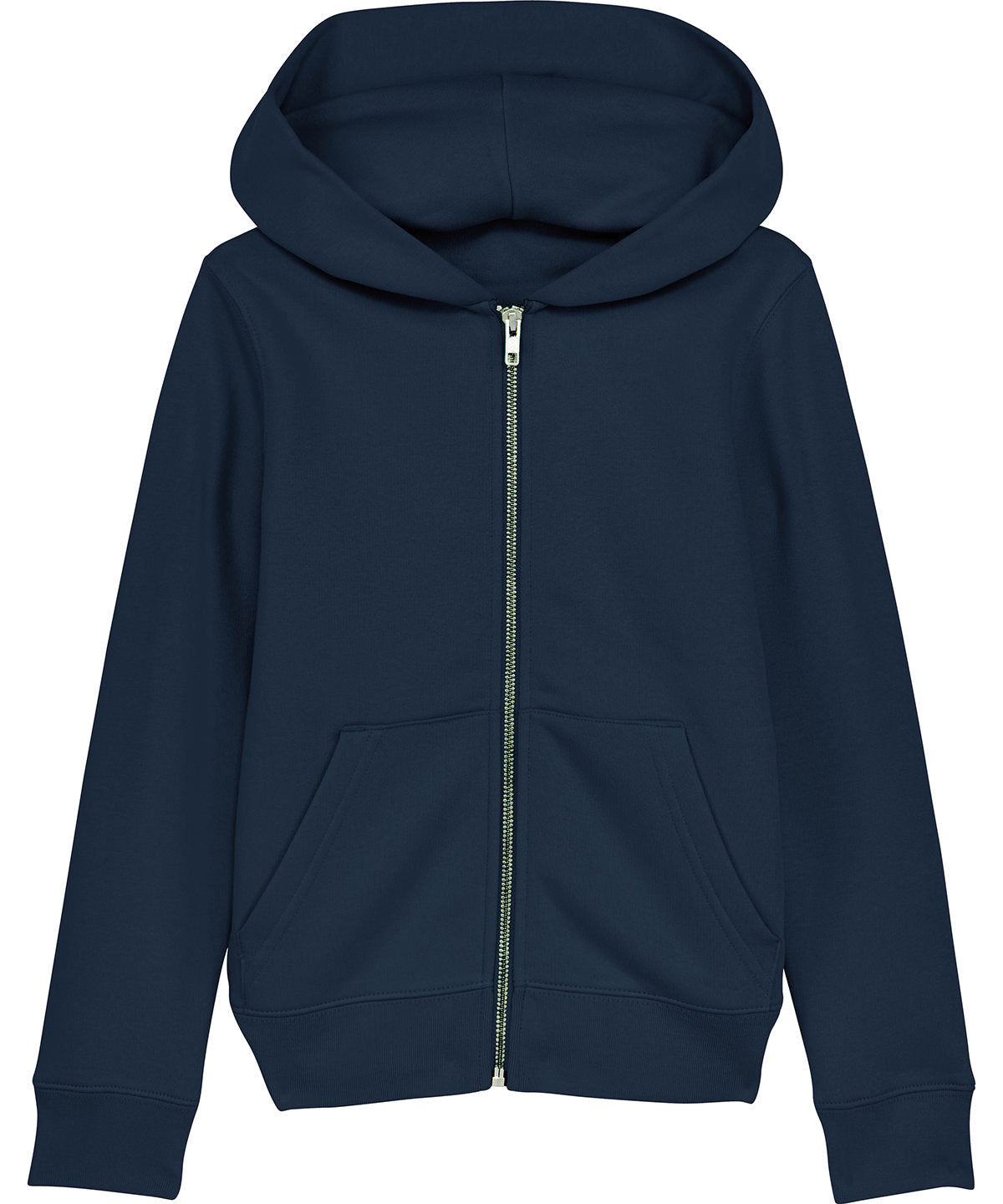 French Navy - Mini Runner kids brushed zip-through sweatshirt (STSK912) - GarmentEmbroidery