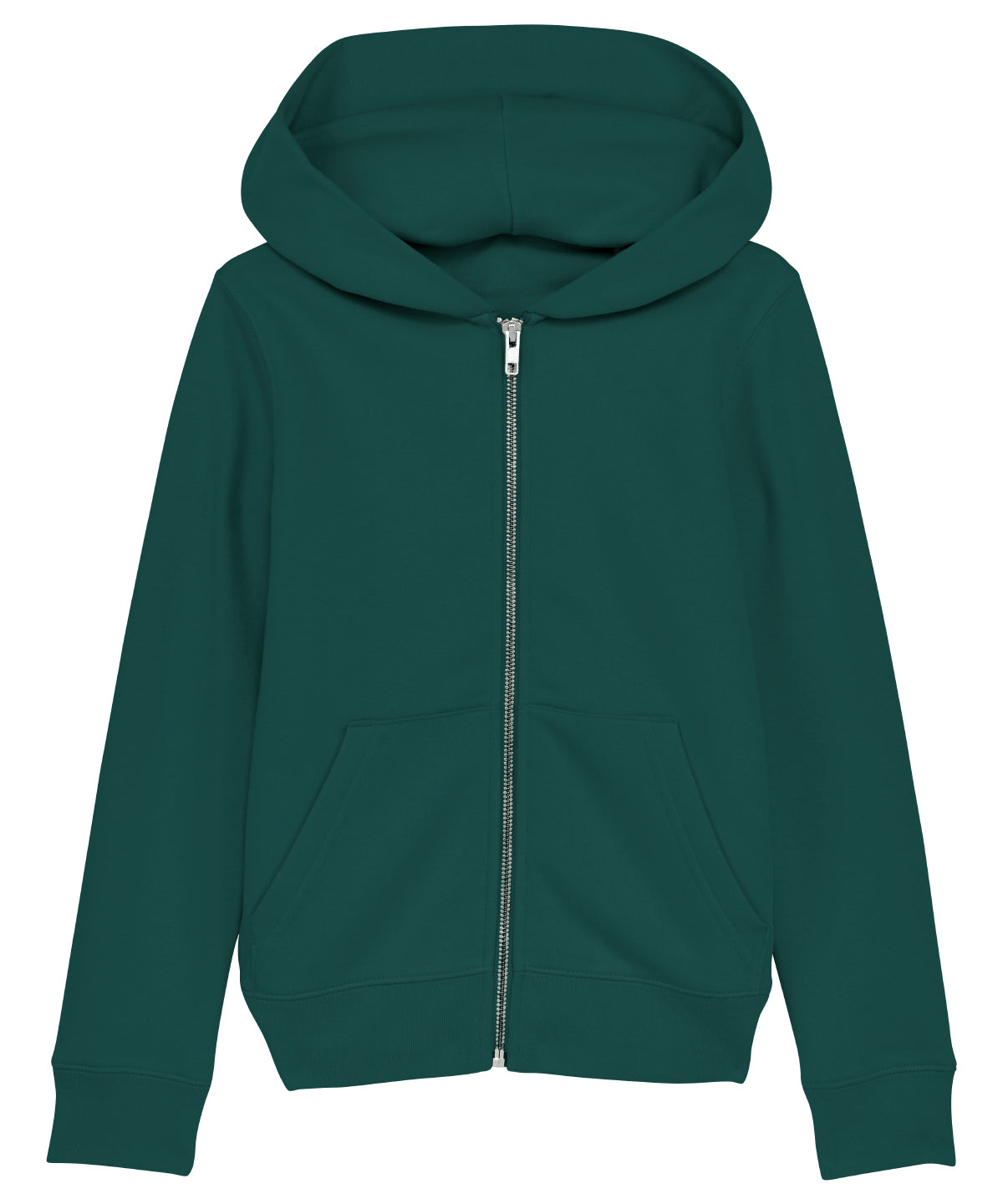 Glazed Green - Mini Runner kids brushed zip-through sweatshirt (STSK912) - GarmentEmbroidery