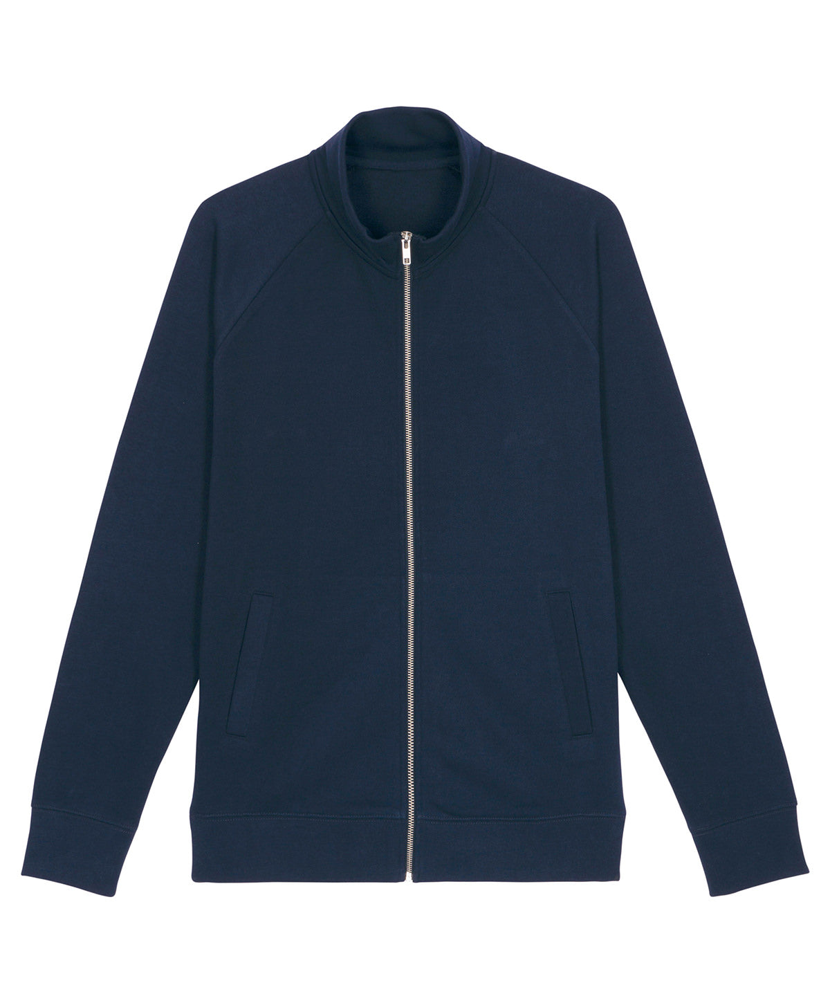 French Navy - Stanley Trailer men's brushed zip-through sweatshirt (STSM612) - GarmentEmbroidery