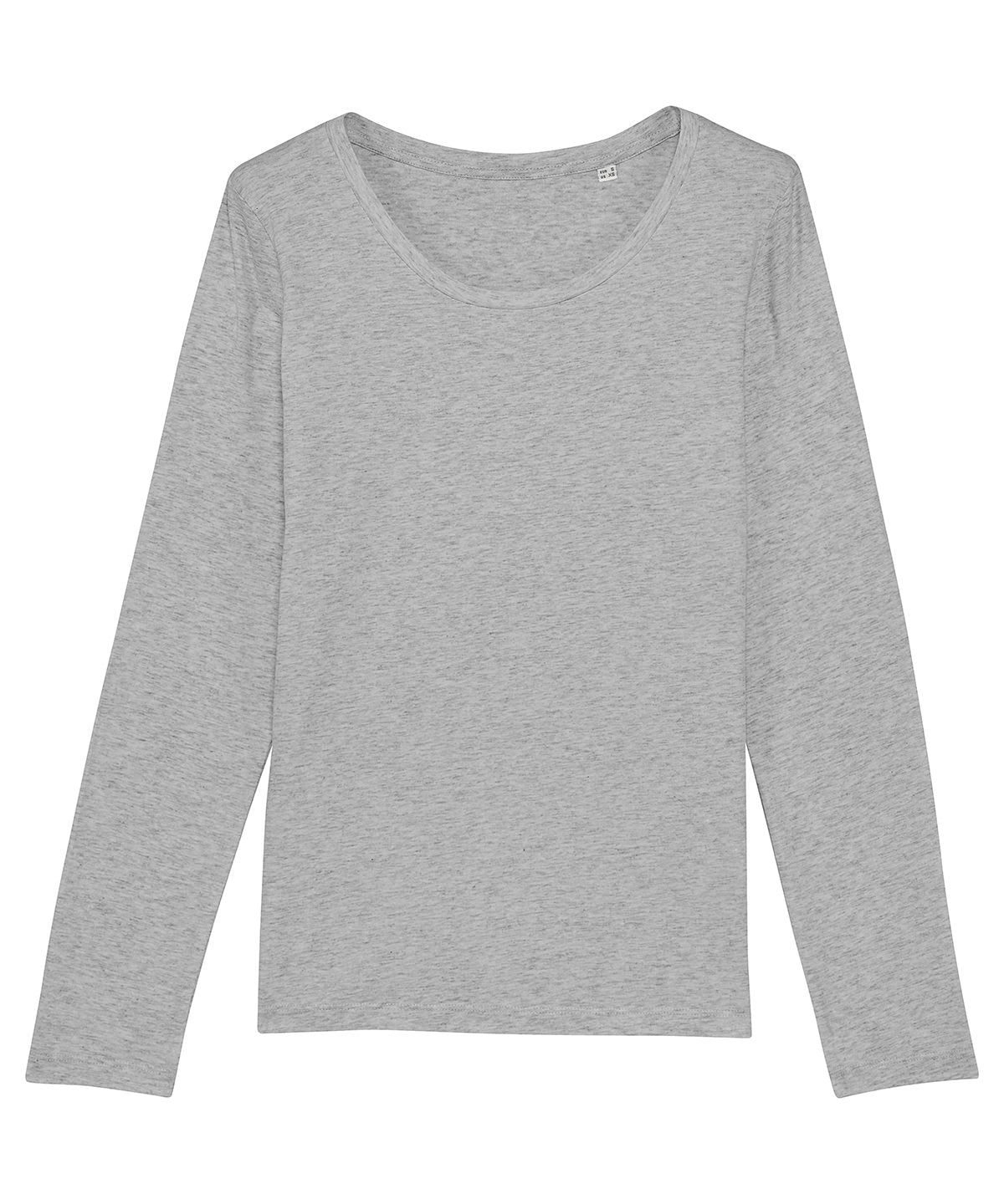 Heather Grey - Stella Singer women's long sleeve t-shirt (STTW021) - GarmentEmbroidery