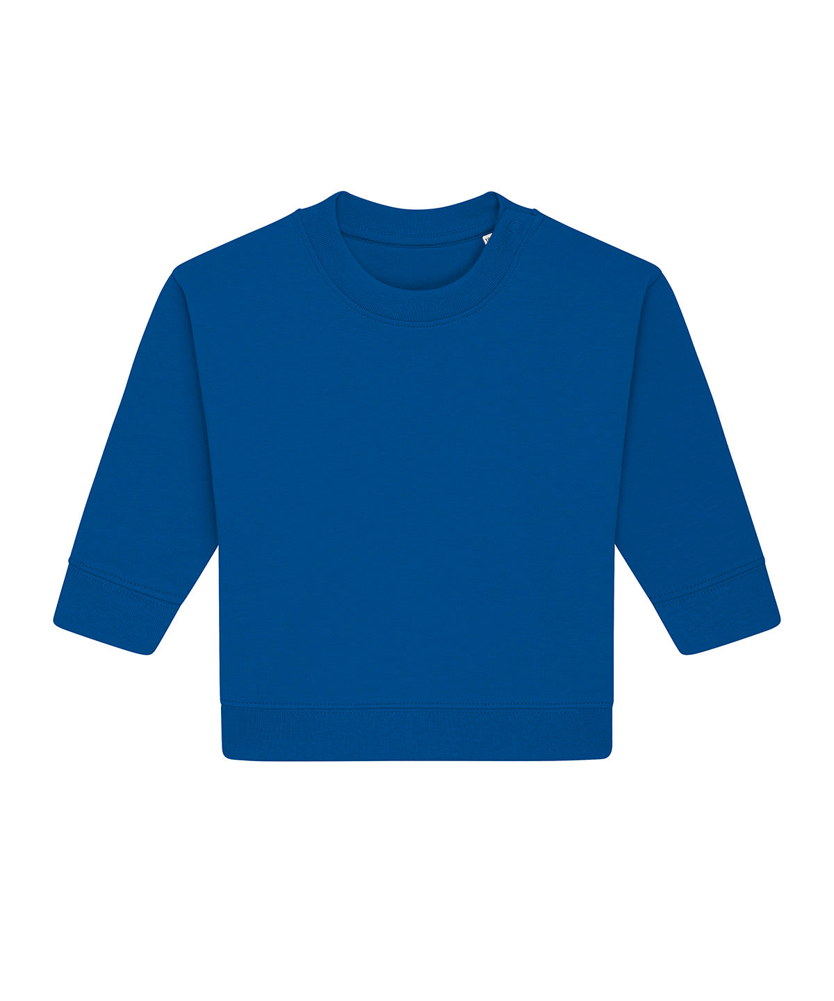 Majorelle Blue - Baby Changer terry crew neck sweatshirt (STSB920) - GarmentEmbroidery