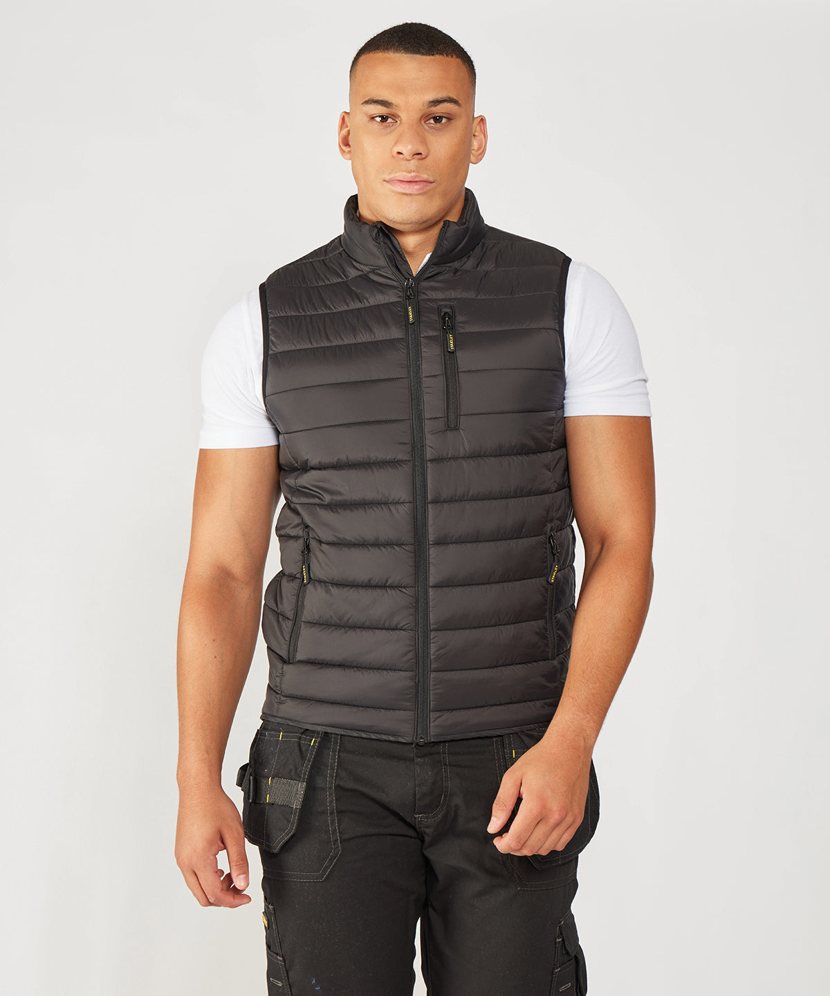 Black - Arlee gilet - GarmentEmbroidery