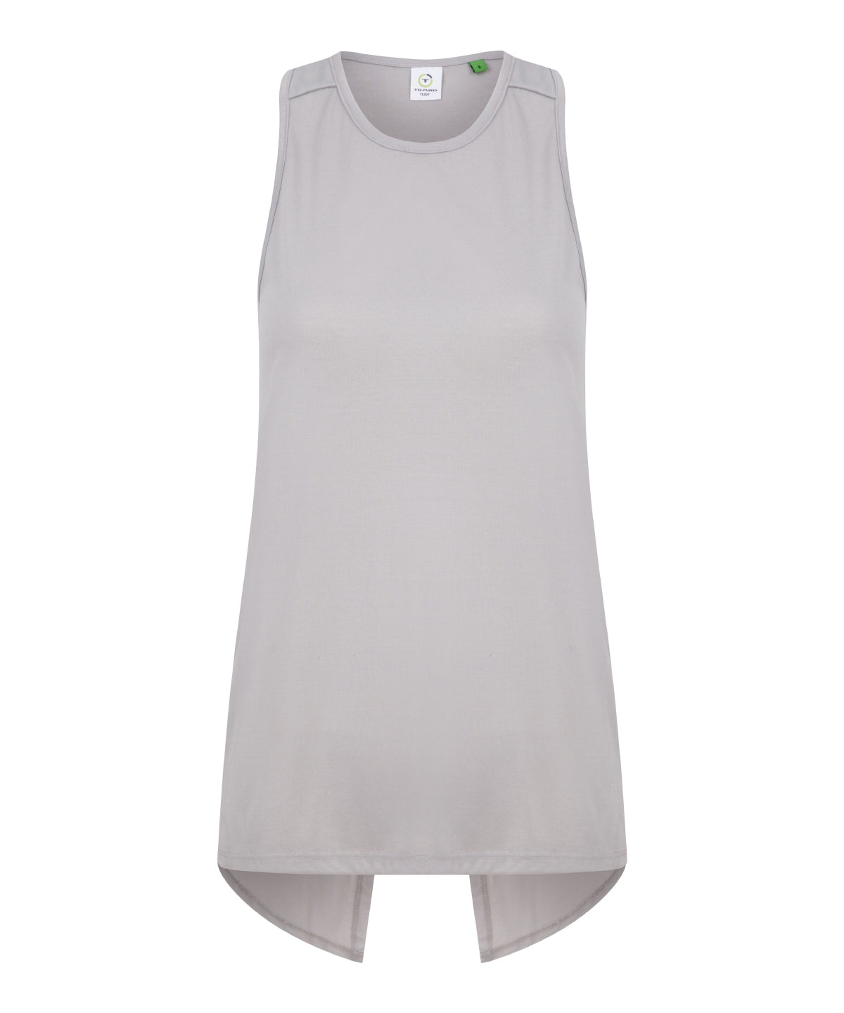 Light Grey - Women's open back vest - GarmentEmbroidery