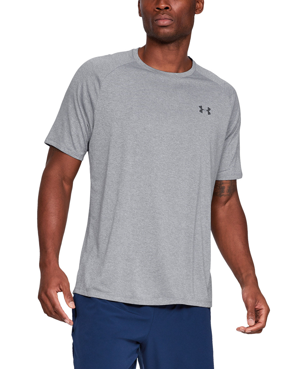 Royal/Graphite - Tech™ short sleeve - GarmentEmbroidery