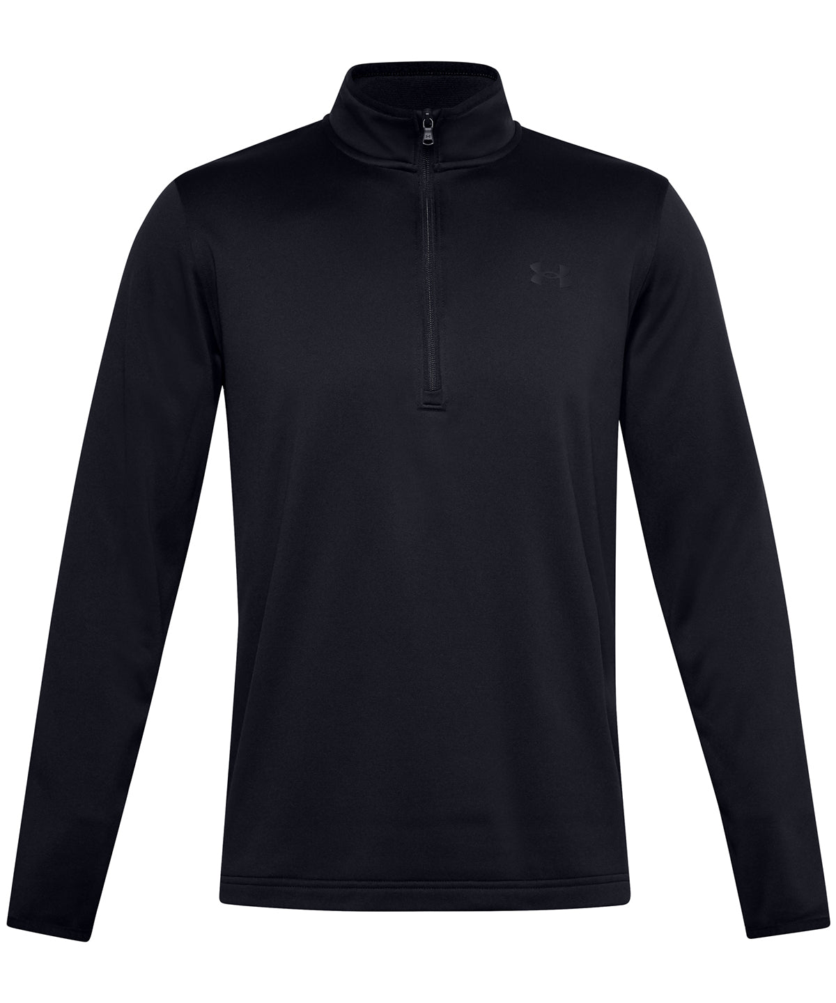 Black/Black - Armour fleece half zip - GarmentEmbroidery