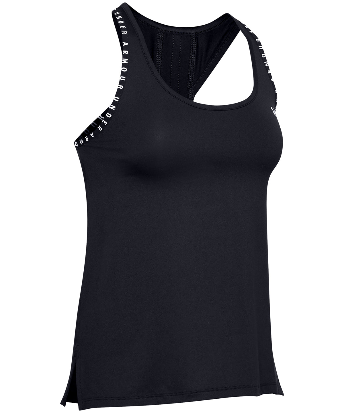 Black/Black/White - Women's knockout tank - GarmentEmbroidery