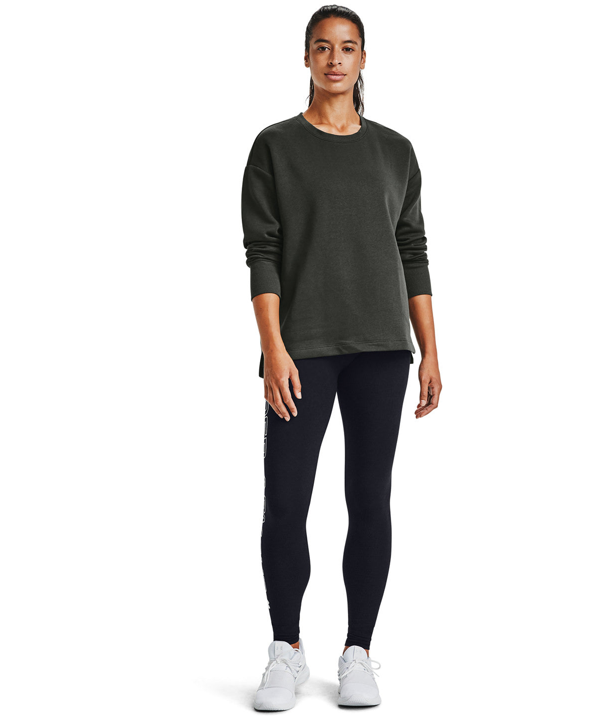 Black/White/White - Women's Favourite leggings - GarmentEmbroidery