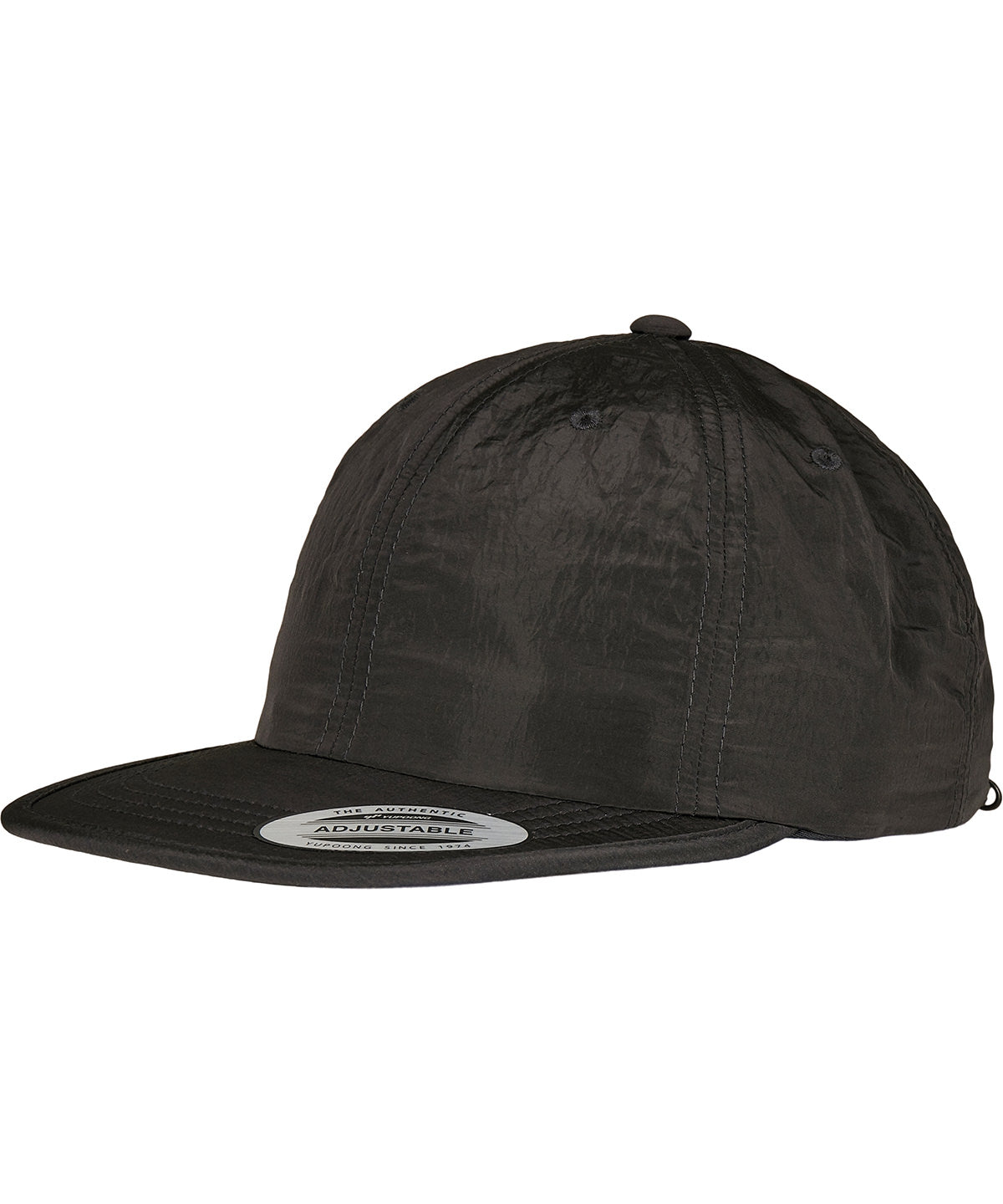 Black - Adjustable nylon cap (6088N) - GarmentEmbroidery