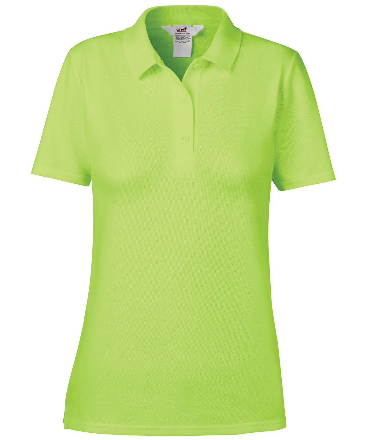 Key Lime - Anvil women's double piqué polo - GarmentEmbroidery