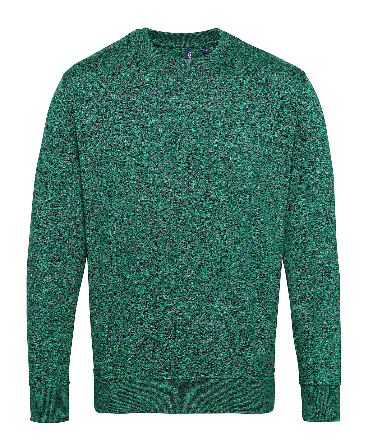 Kelly/Black - Men's twisted yarn sweatshirt - GarmentEmbroidery
