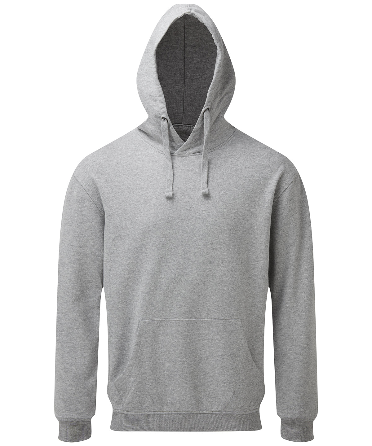 Heather Grey - Men's coastal vintage wash loop back hoodie - GarmentEmbroidery