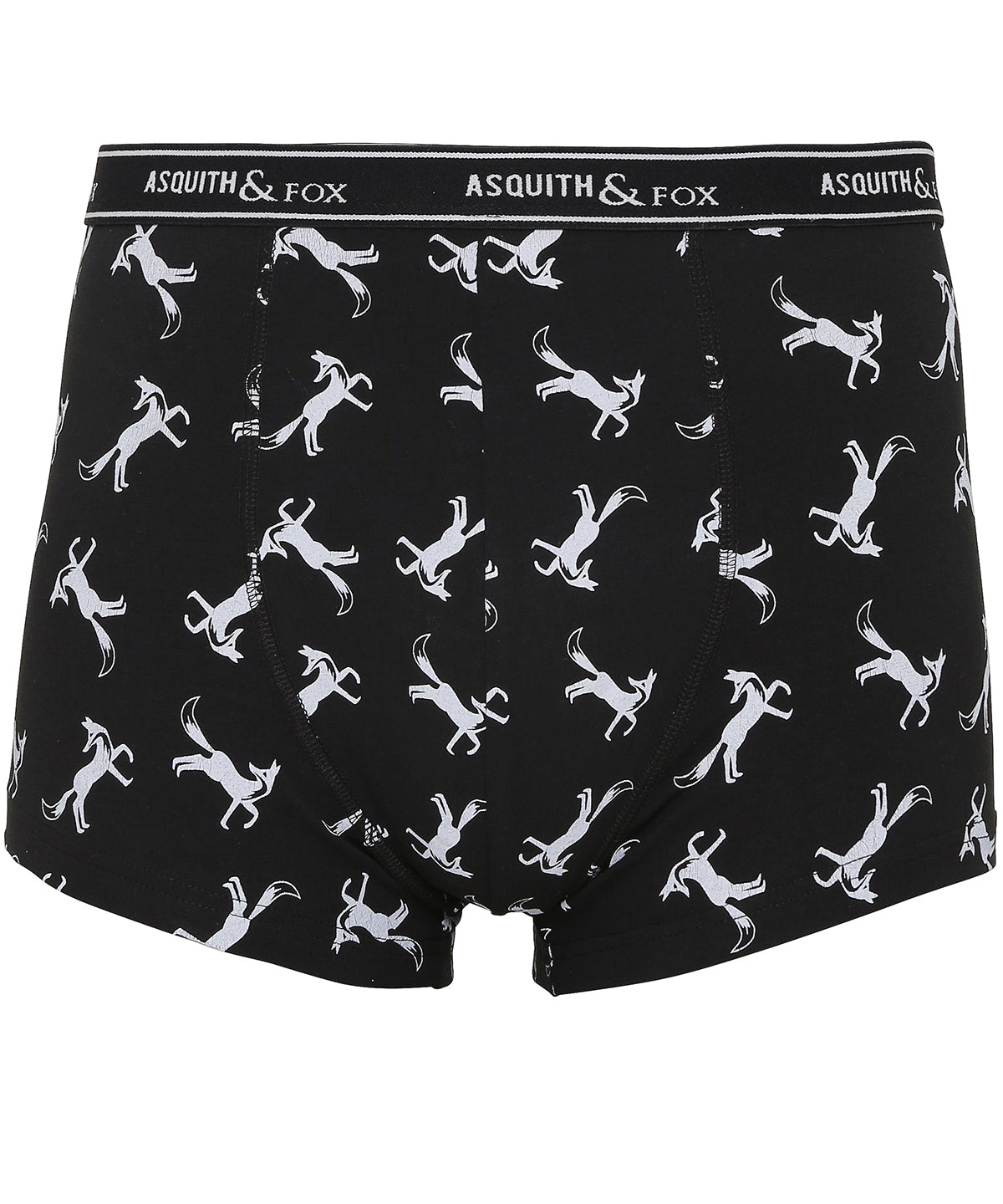 Black/Silver - Men's printed fox shorty - GarmentEmbroidery
