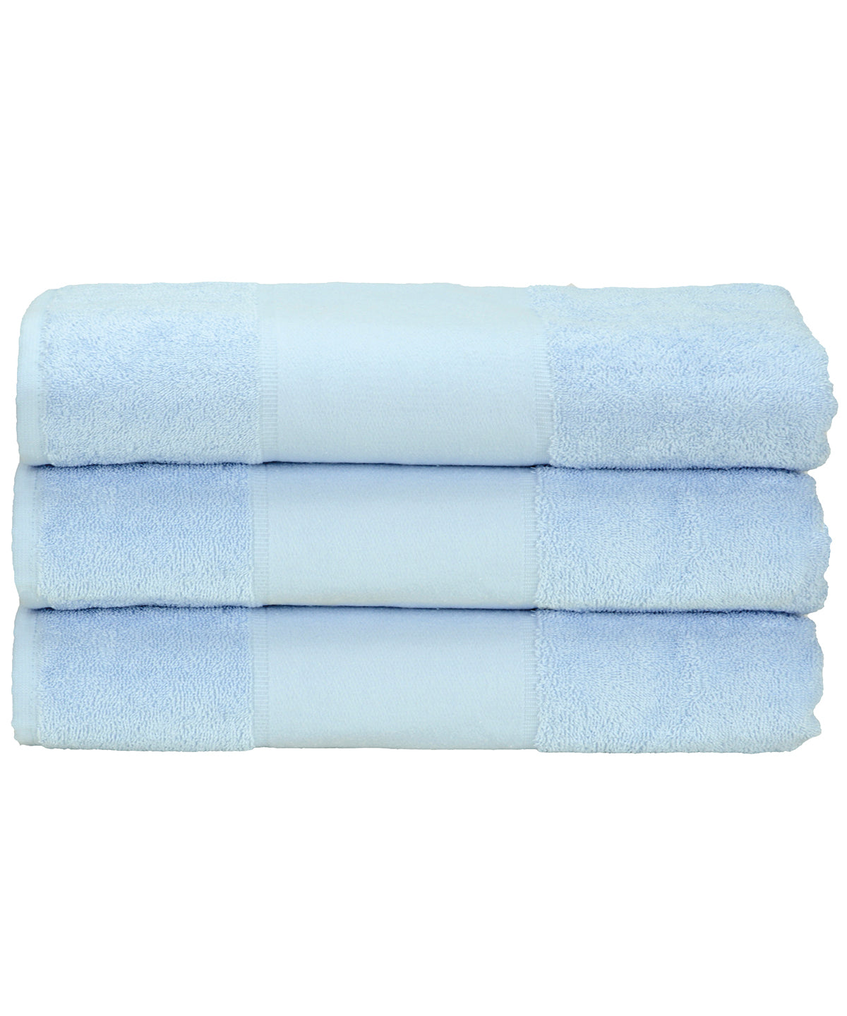 Light Blue - ARTG® PRINT-Me® hand towel - GarmentEmbroidery