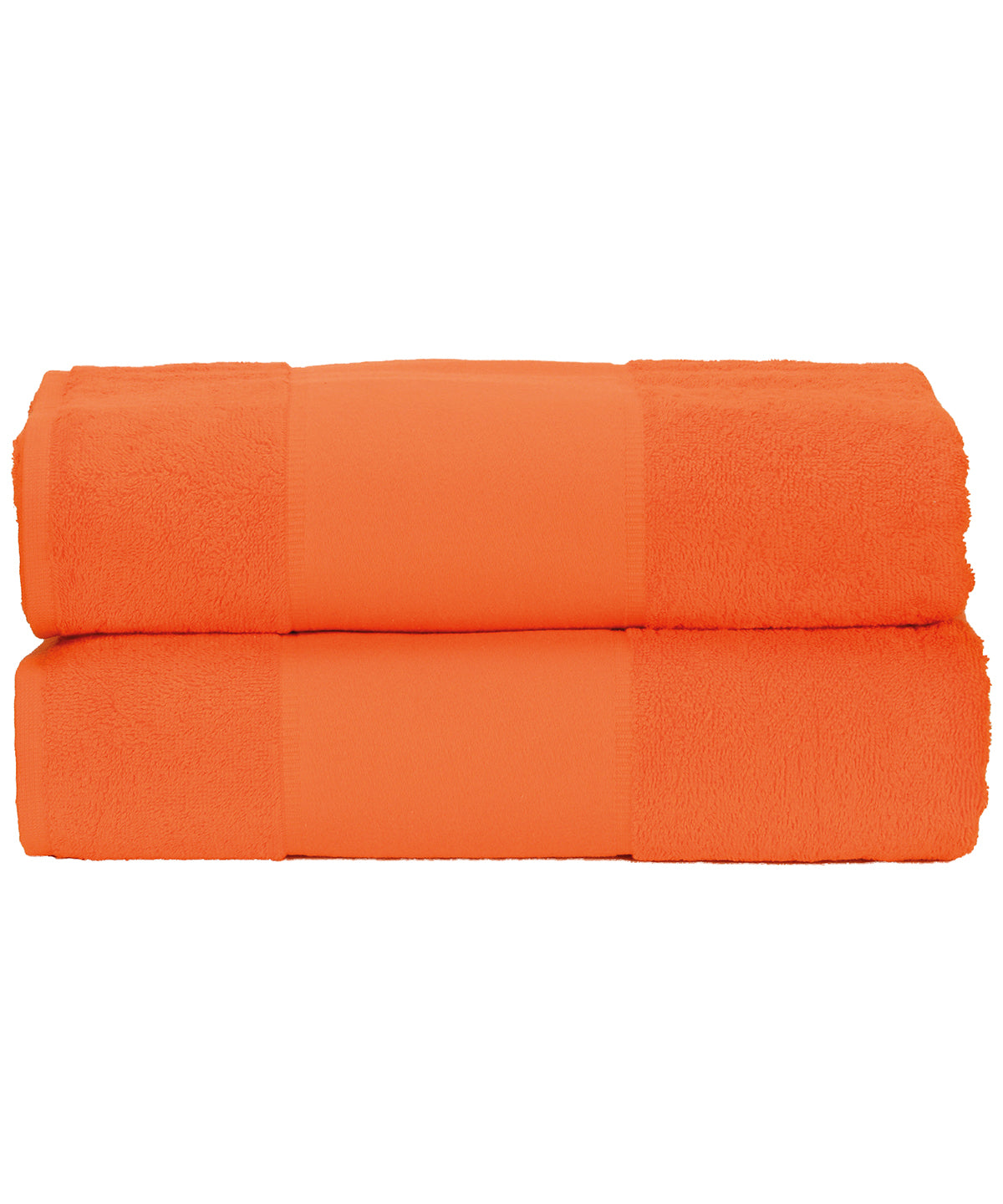 Bright Orange - ARTG® PRINT-Me® bath towel - GarmentEmbroidery