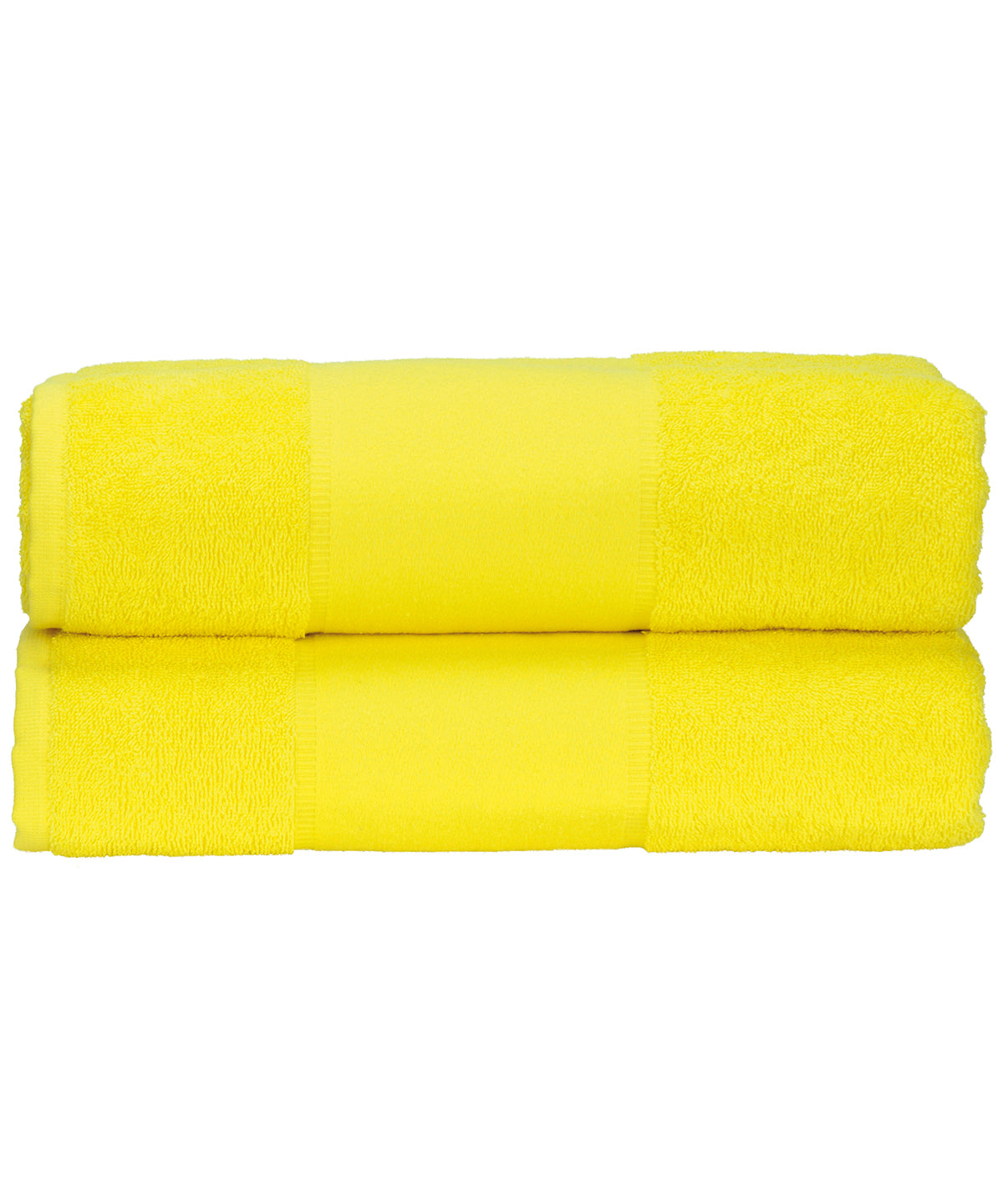 Bright Yellow - ARTG® PRINT-Me® bath towel - GarmentEmbroidery