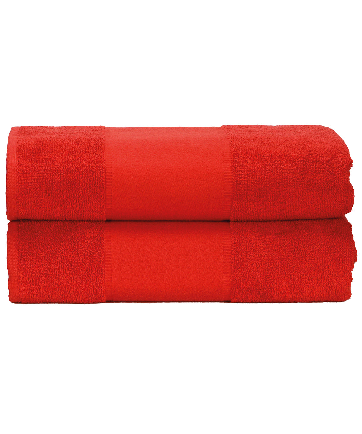 Fire Red - ARTG® PRINT-Me® bath towel - GarmentEmbroidery