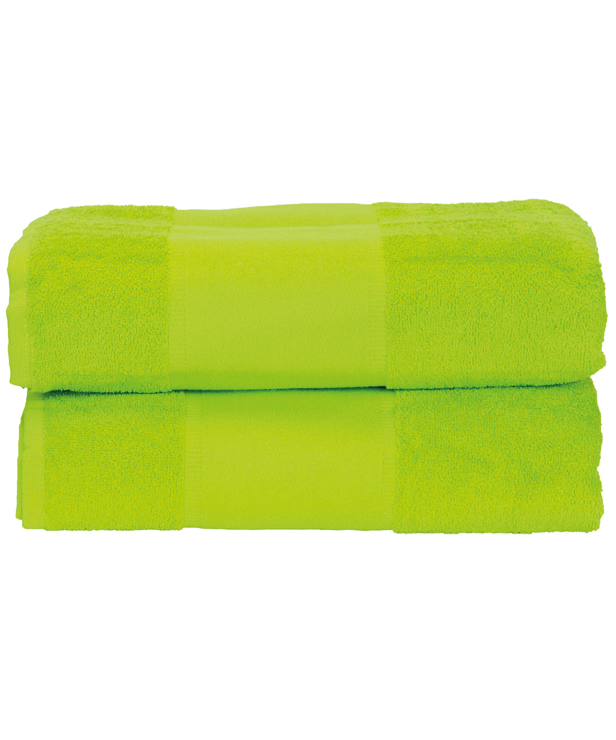 Lime Green - ARTG® PRINT-Me® bath towel - GarmentEmbroidery