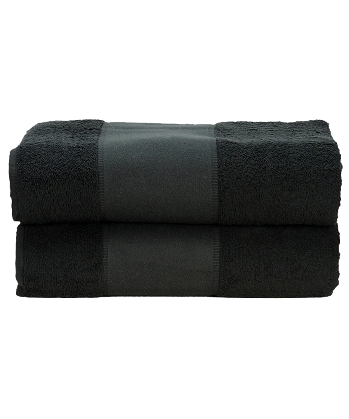 Black - ARTG® PRINT-Me® guest towel - GarmentEmbroidery