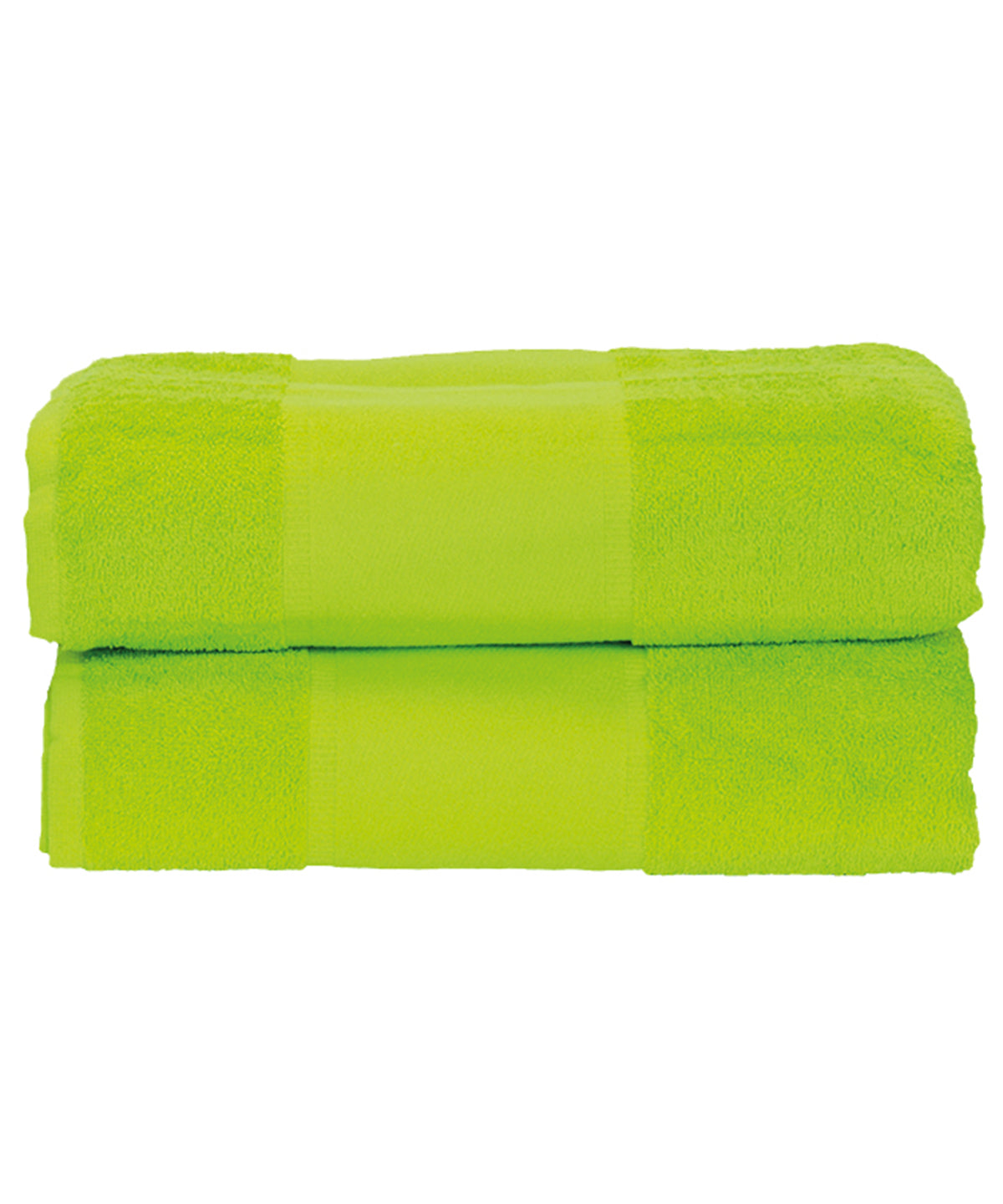 Lime Green - ARTG® PRINT-Me® guest towel - GarmentEmbroidery