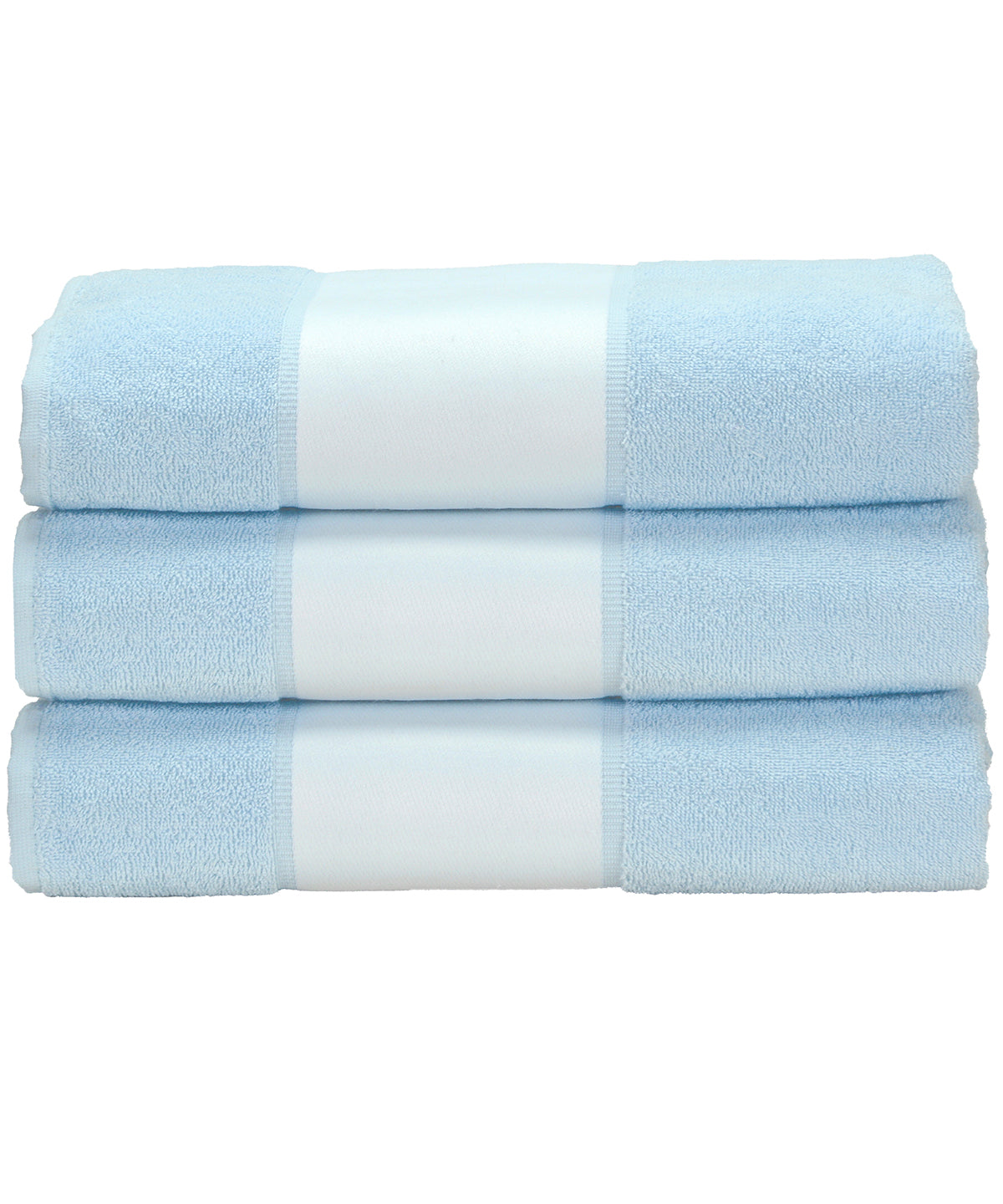 Light Blue - ARTG® SUBLI-Me® hand towel - GarmentEmbroidery