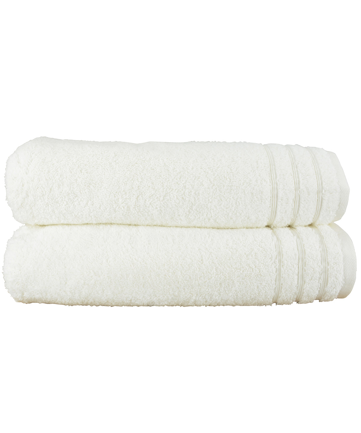 White - ARTG® Organic bath towel - GarmentEmbroidery