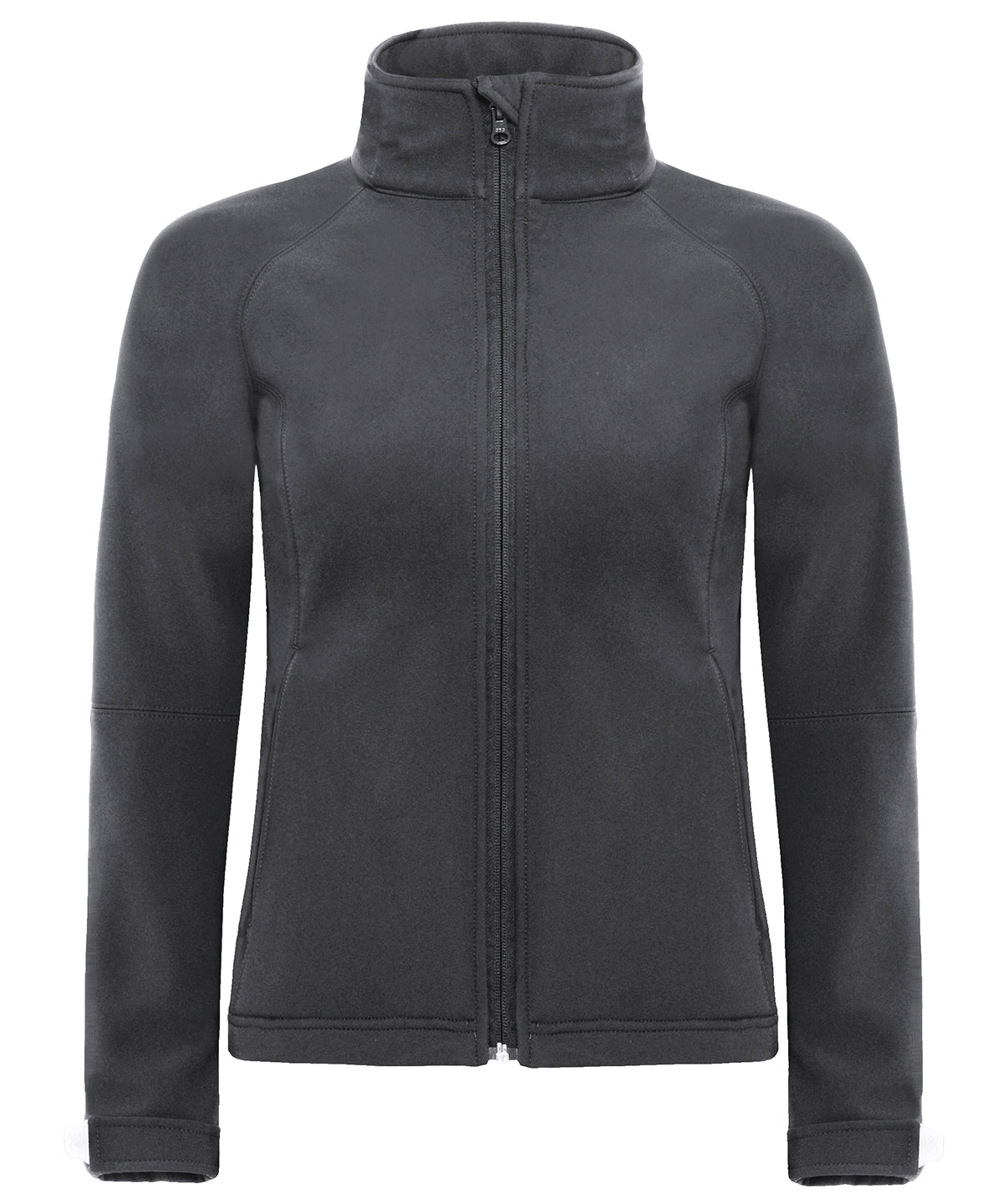 Dark Grey - B&C Hooded softshell /women - GarmentEmbroidery