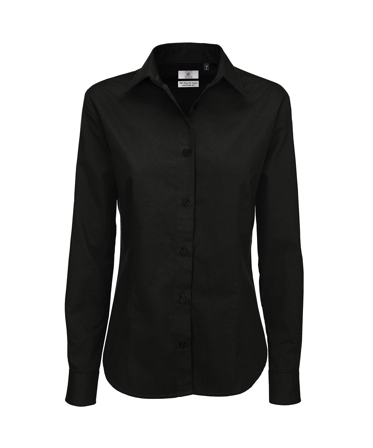 Black - B&C Sharp long sleeve /women - GarmentEmbroidery