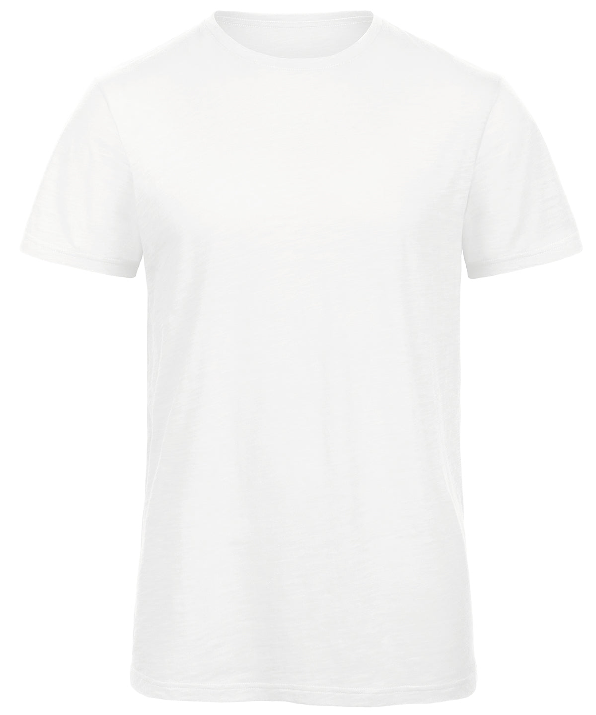 Chic Pure White - B&C Inspire Slub T /men - GarmentEmbroidery